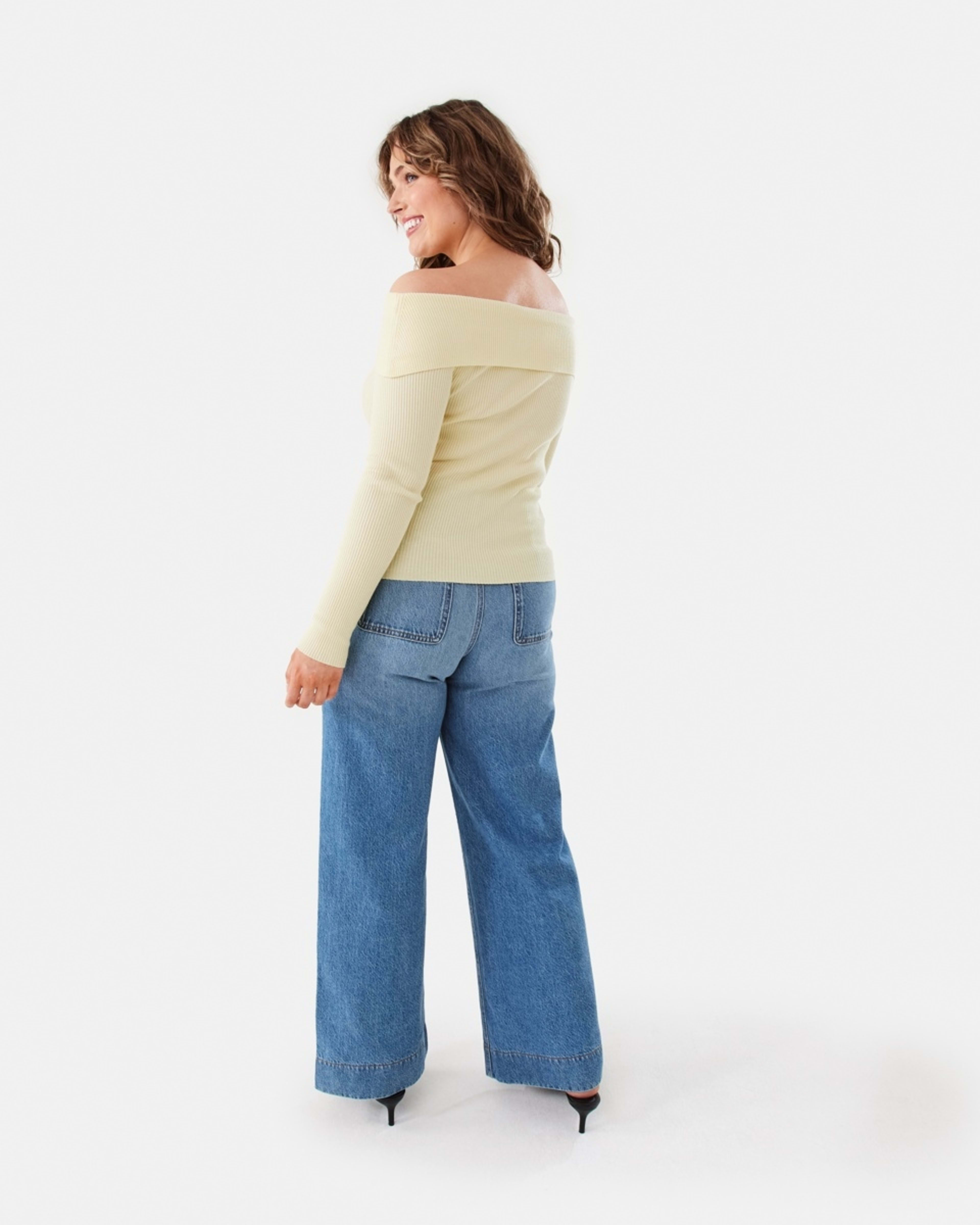 4 Long Sleeve Off Shoulder Top FLAN, 4 of 7