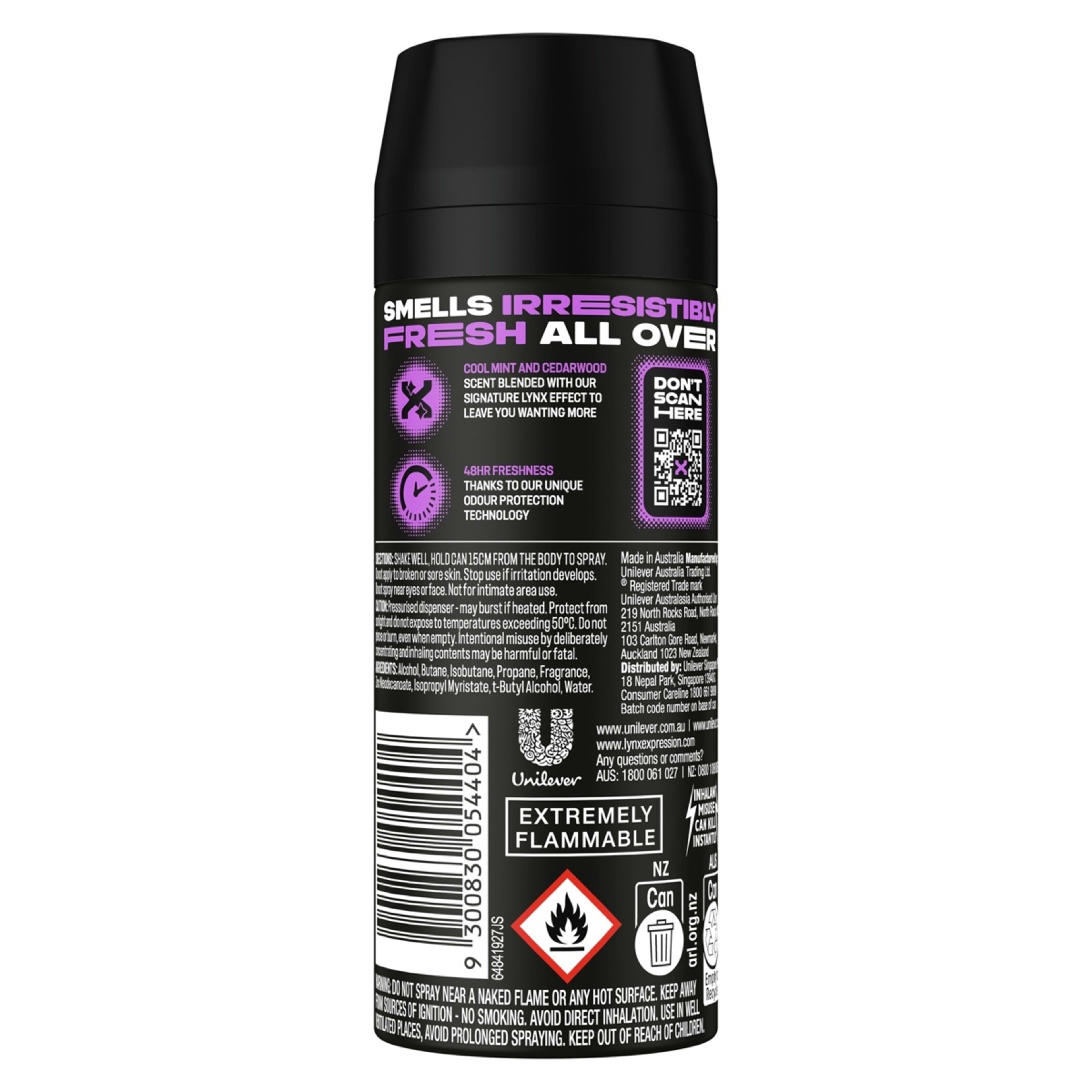 2 LYNX Black Night Deodorant Bodyspray, 2 of 7