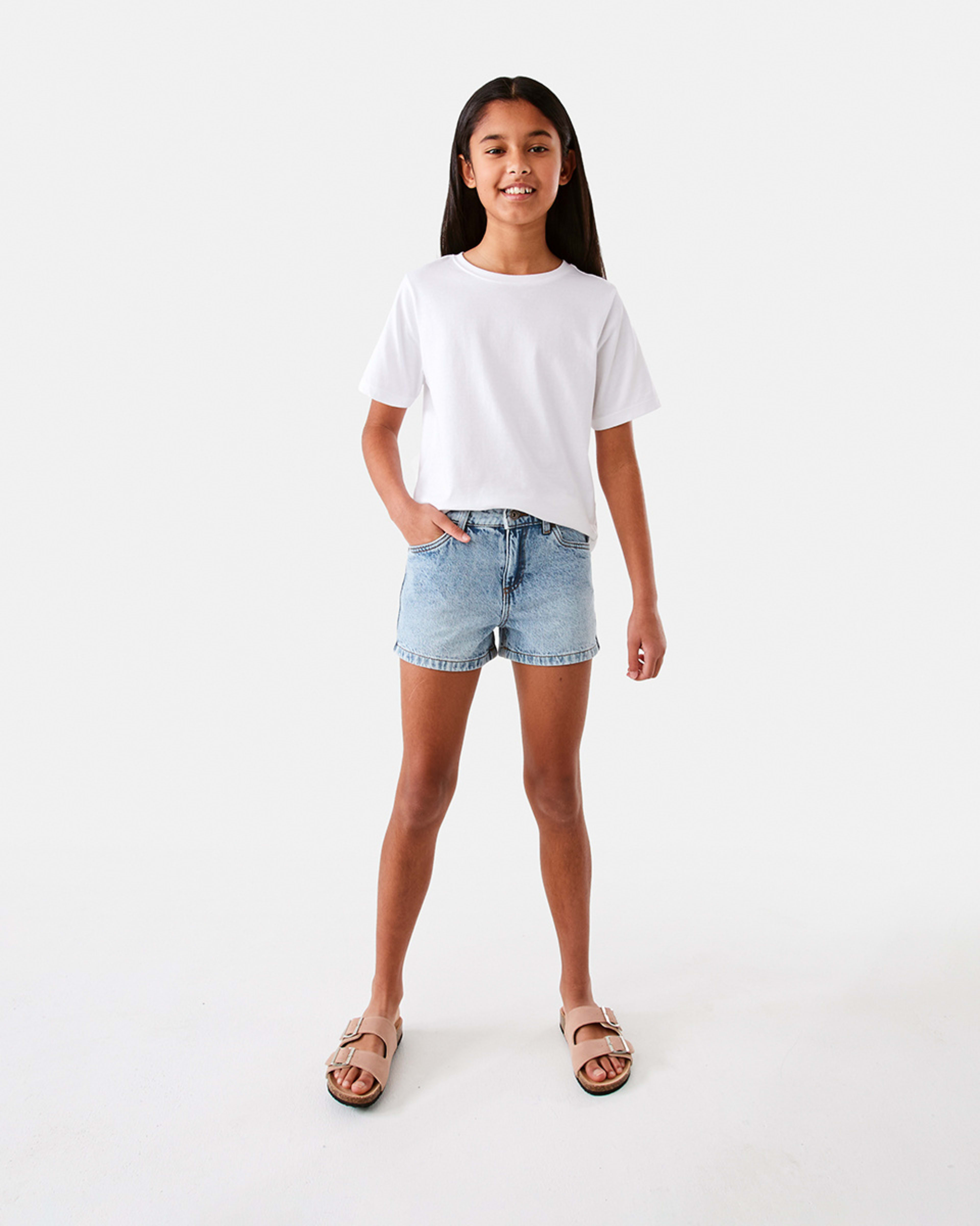 6 Denim Shorts Lit Denim, 6 of 9