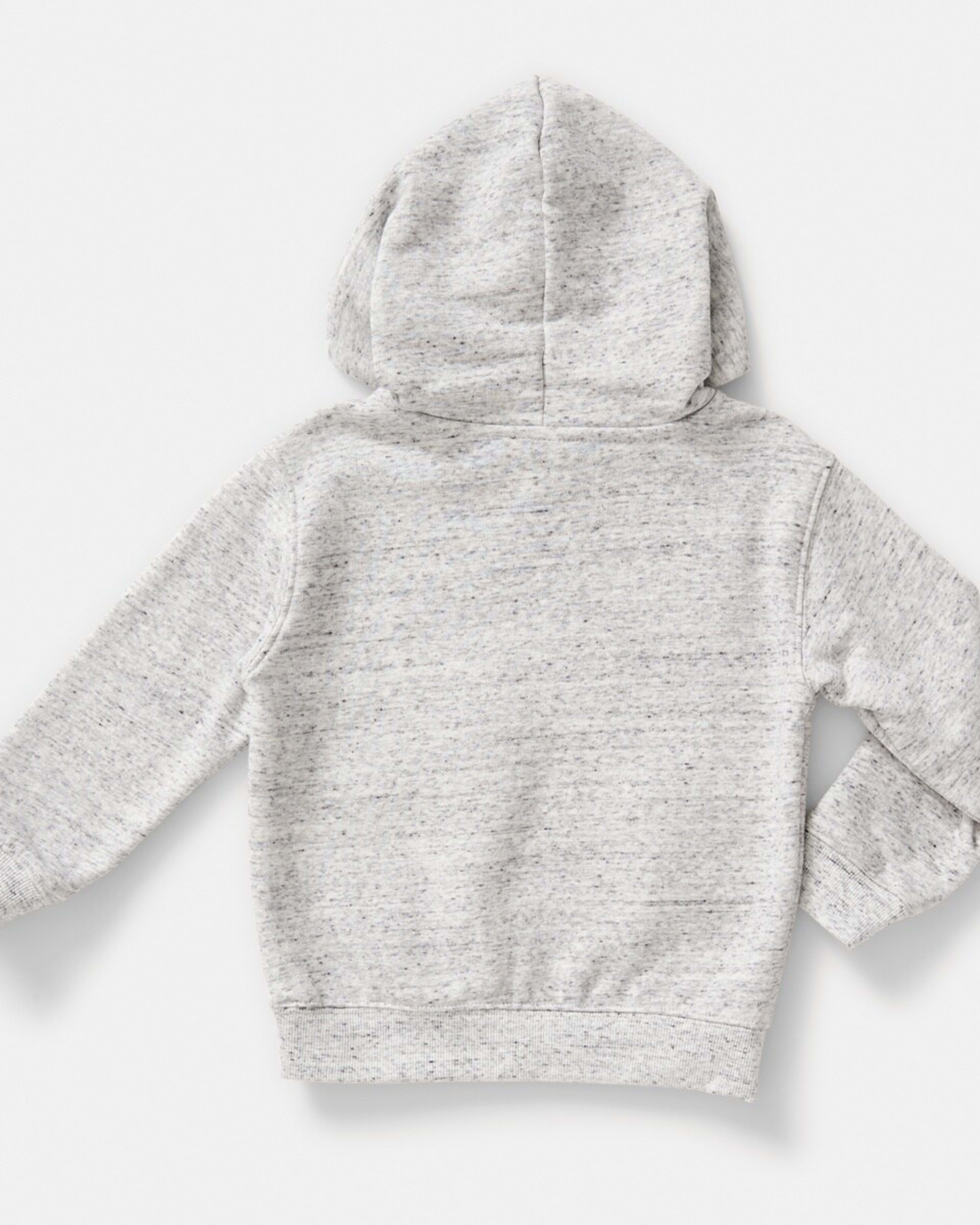 9 Applique Hoodie Diggers Grey Marle, 9 of 9