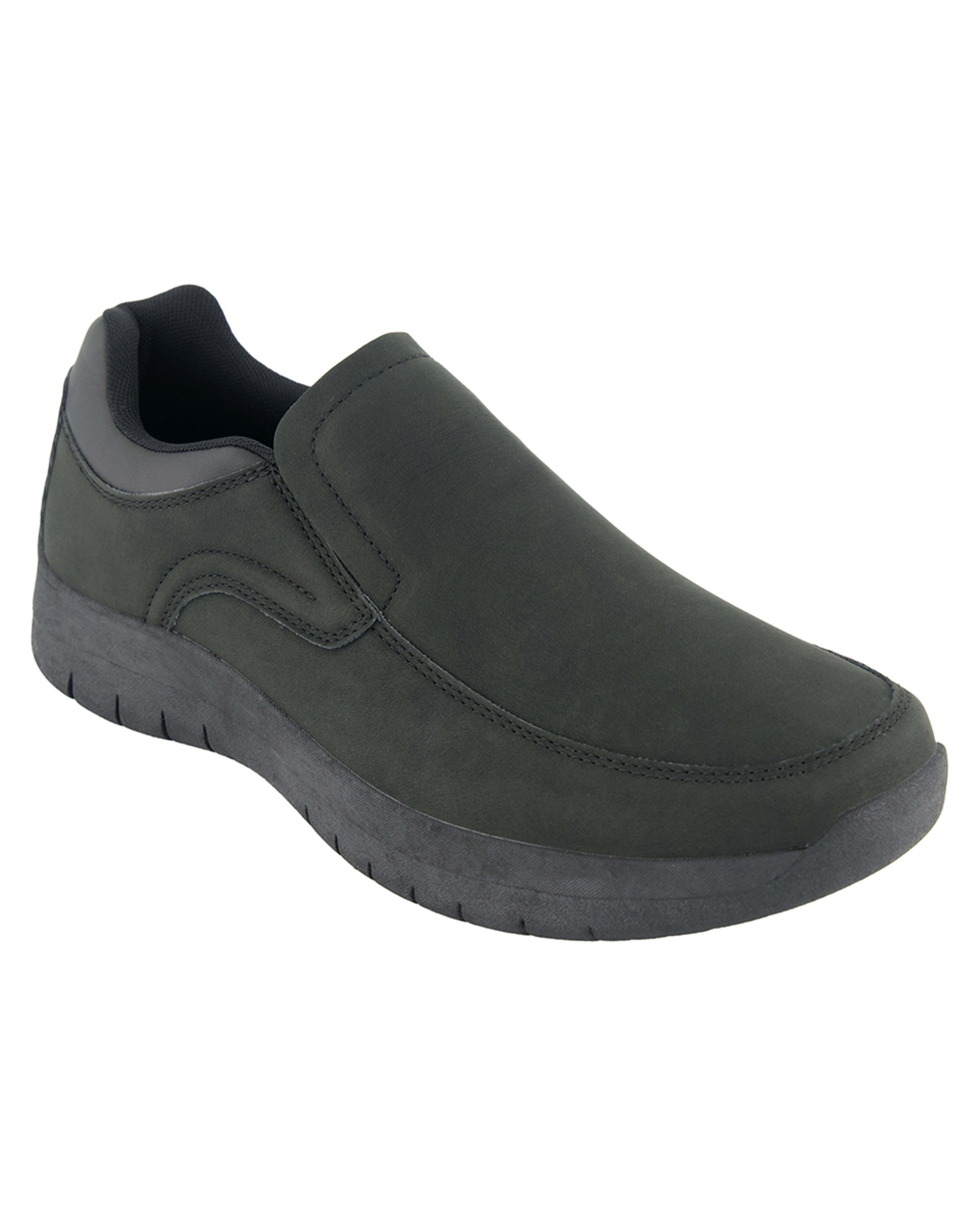 1 Casual Slip On Sneakers Black