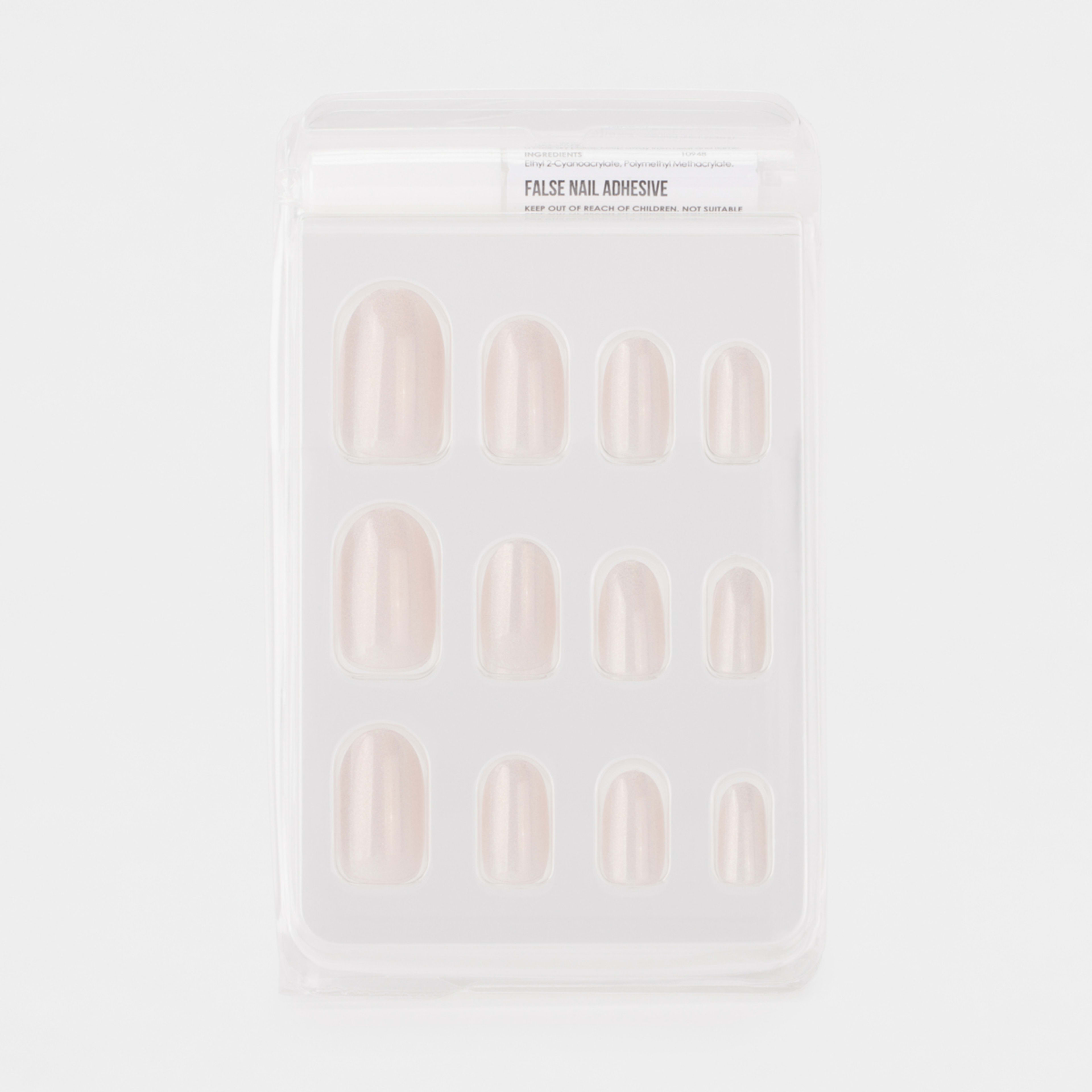 OXX Cosmetics 24 Pack Artificial Nails With Adhesive - Oval Shape ...