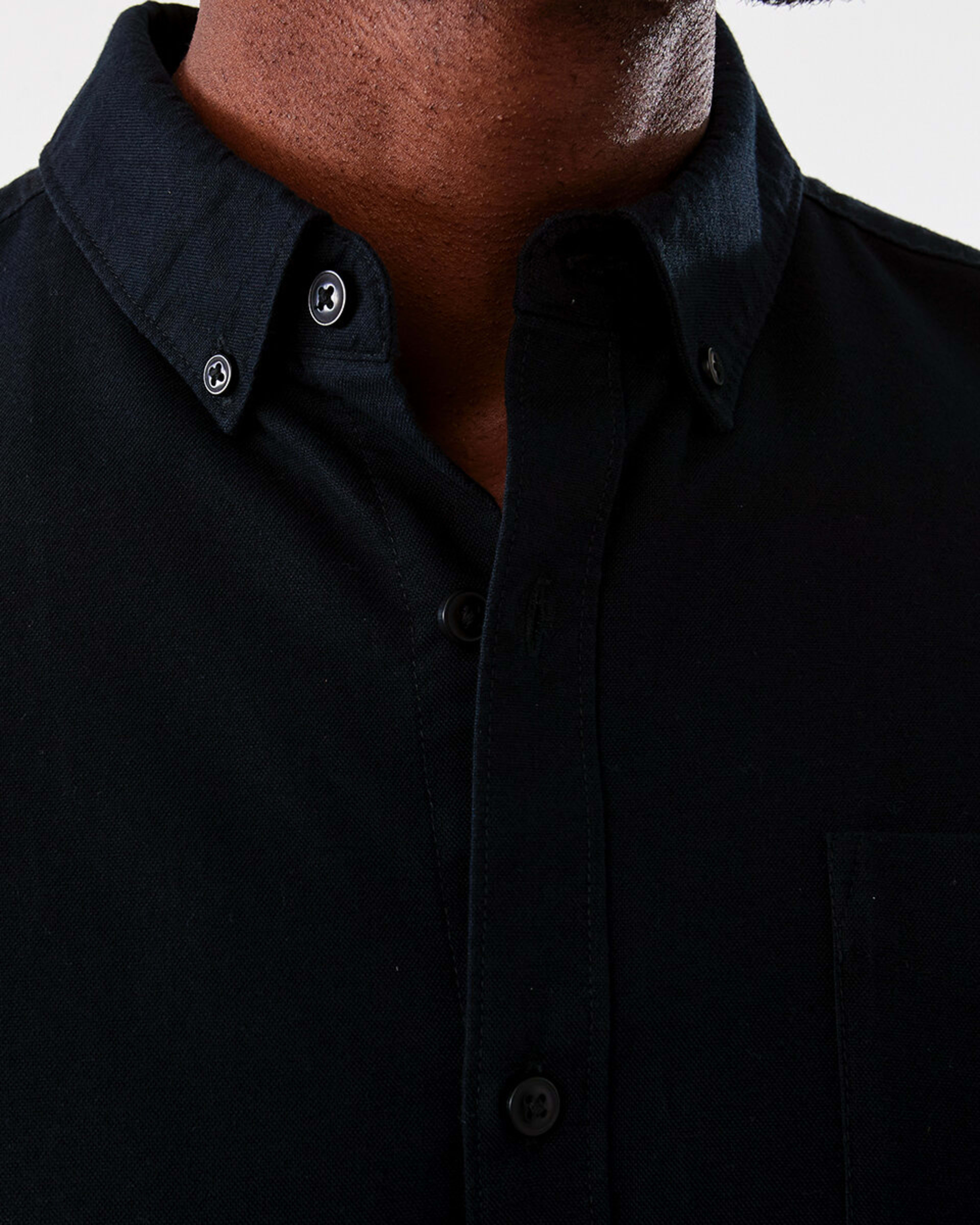 5 Short Sleeve Oxford Shirt Black, 5 of 7