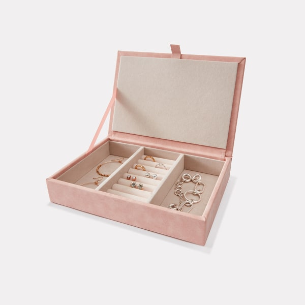 Anko By Kmart Large Jewellery Box W/ Lid Pink | vlr.eng.br