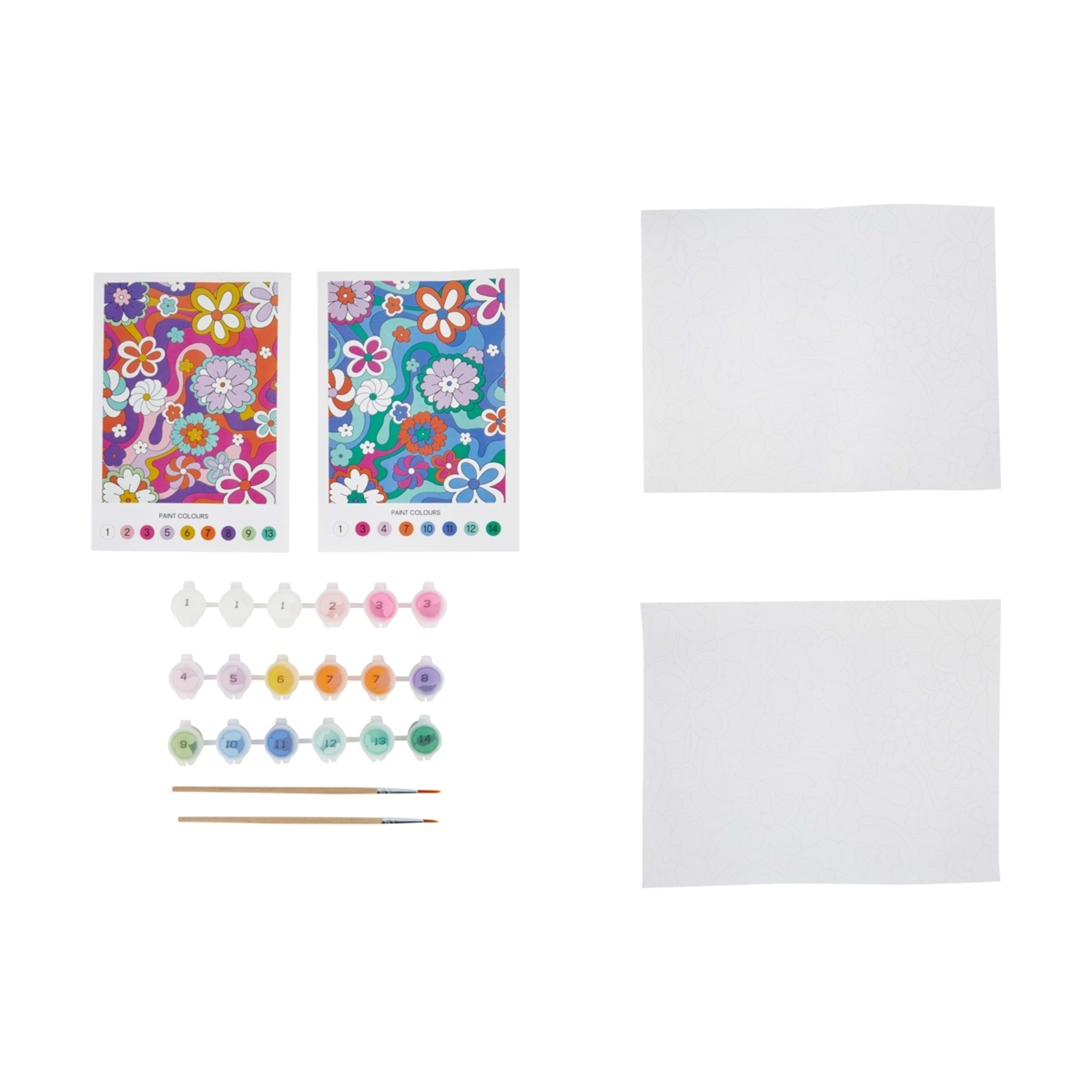 2 DIY Paint Together Art Kit - Retro, 2 of 3