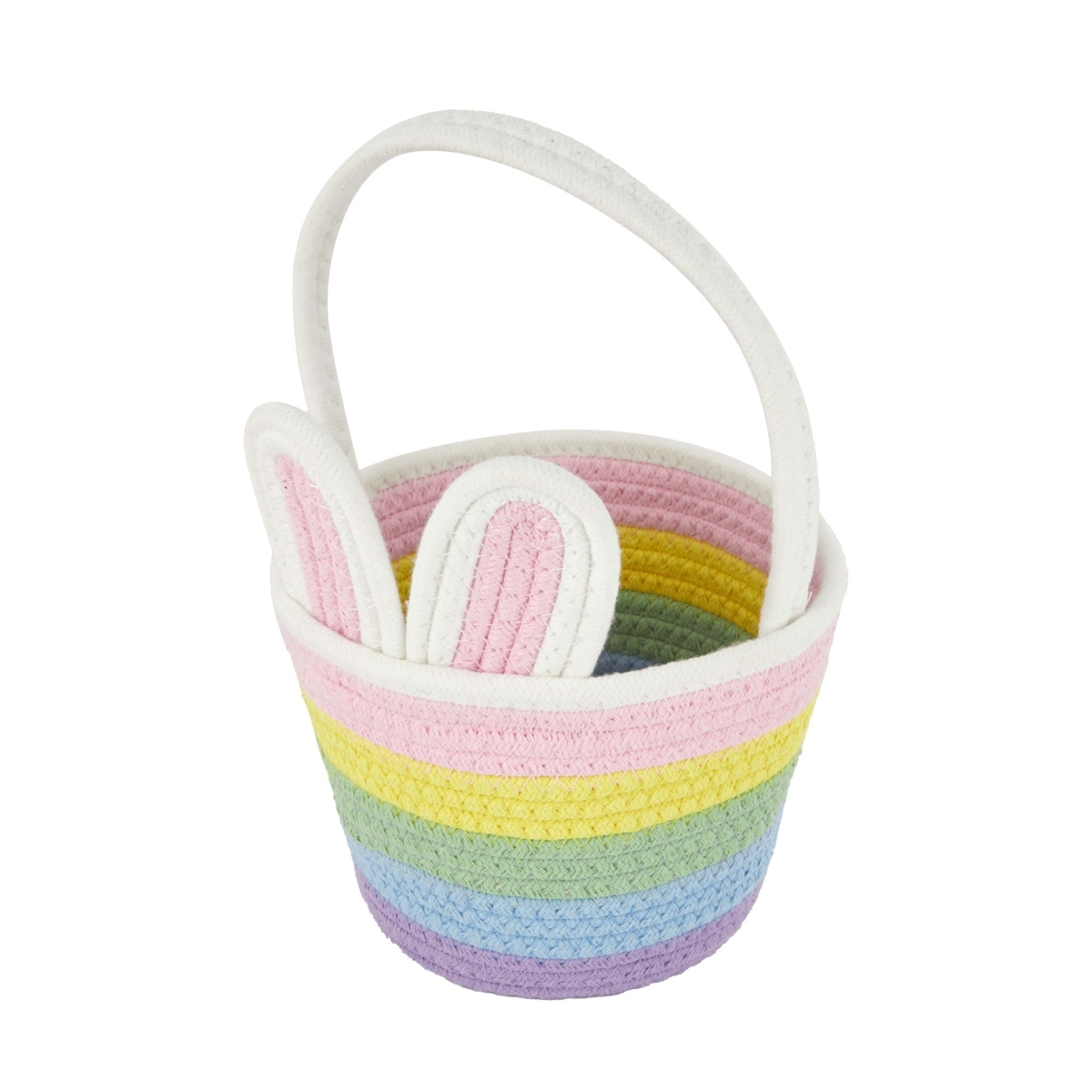 2 Rainbow Rope Bunny Basket, 2 of 5