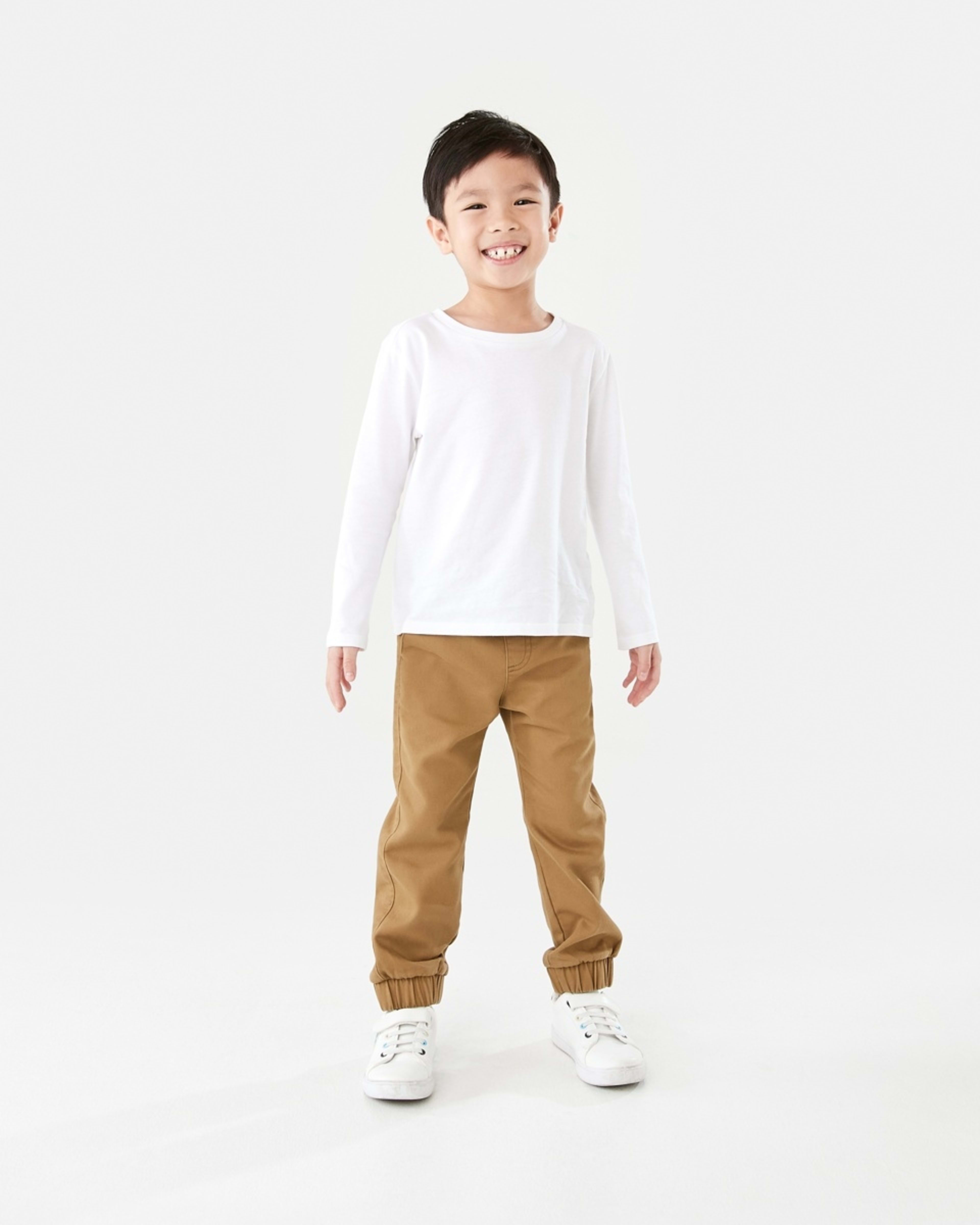 5 Pull-On Knit Joggers FOXTROT BROWN, 5 of 8