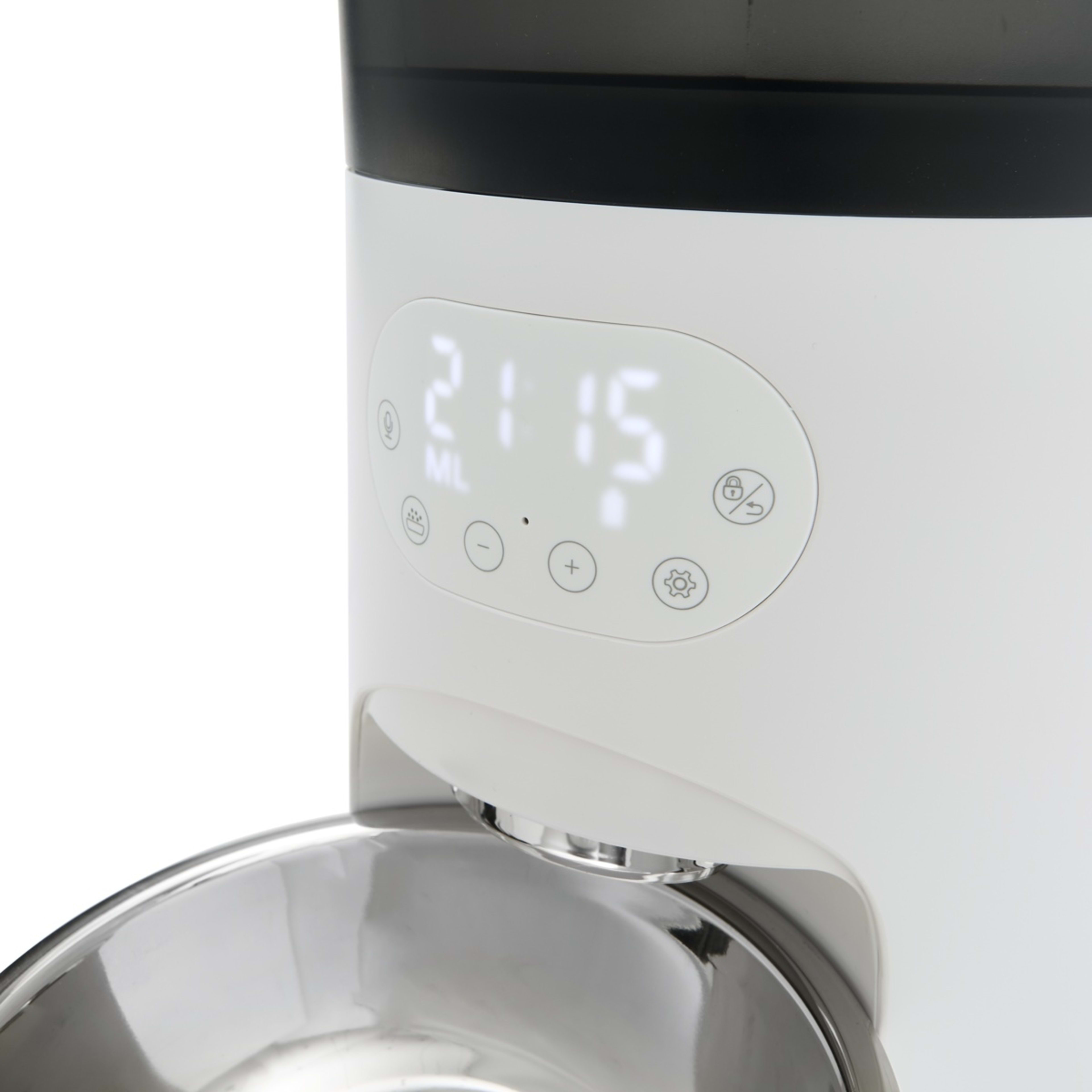 6 Automated 5L Pet Feeder - White and Grey, 6 of 10