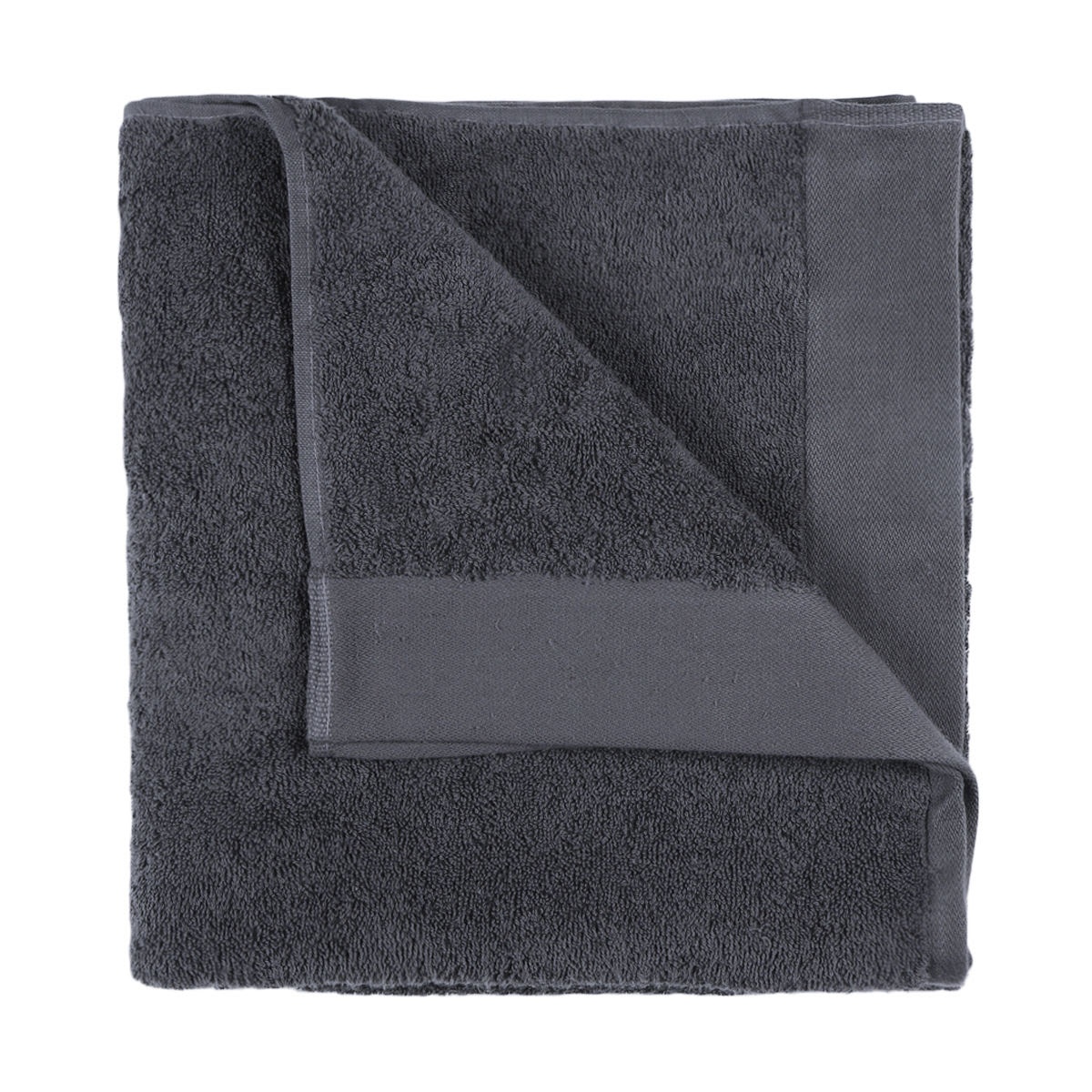 Malmo Cotton Bath Sheet - Grey - Kmart