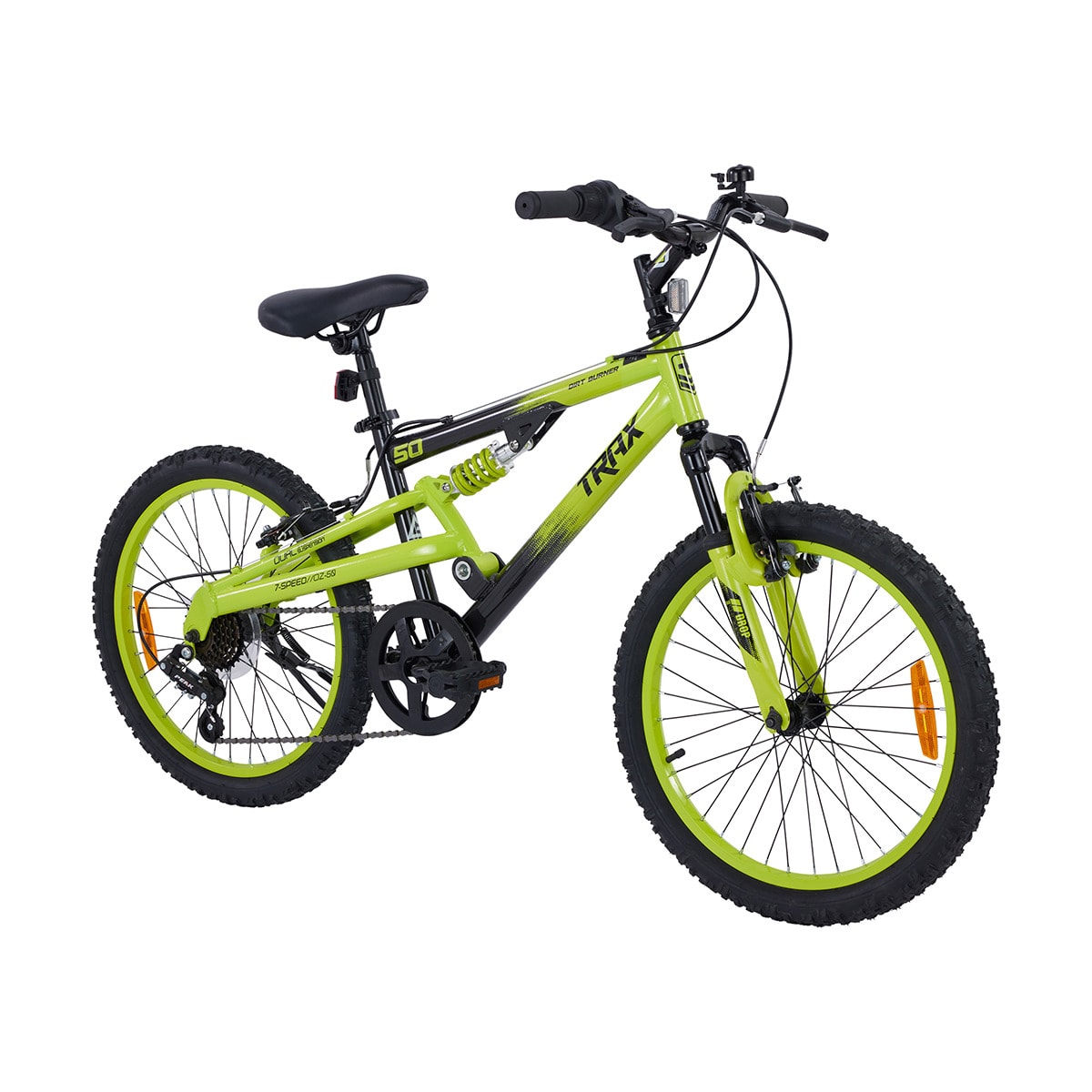 50cm Trax Dual Suspension Bike - Kmart NZ