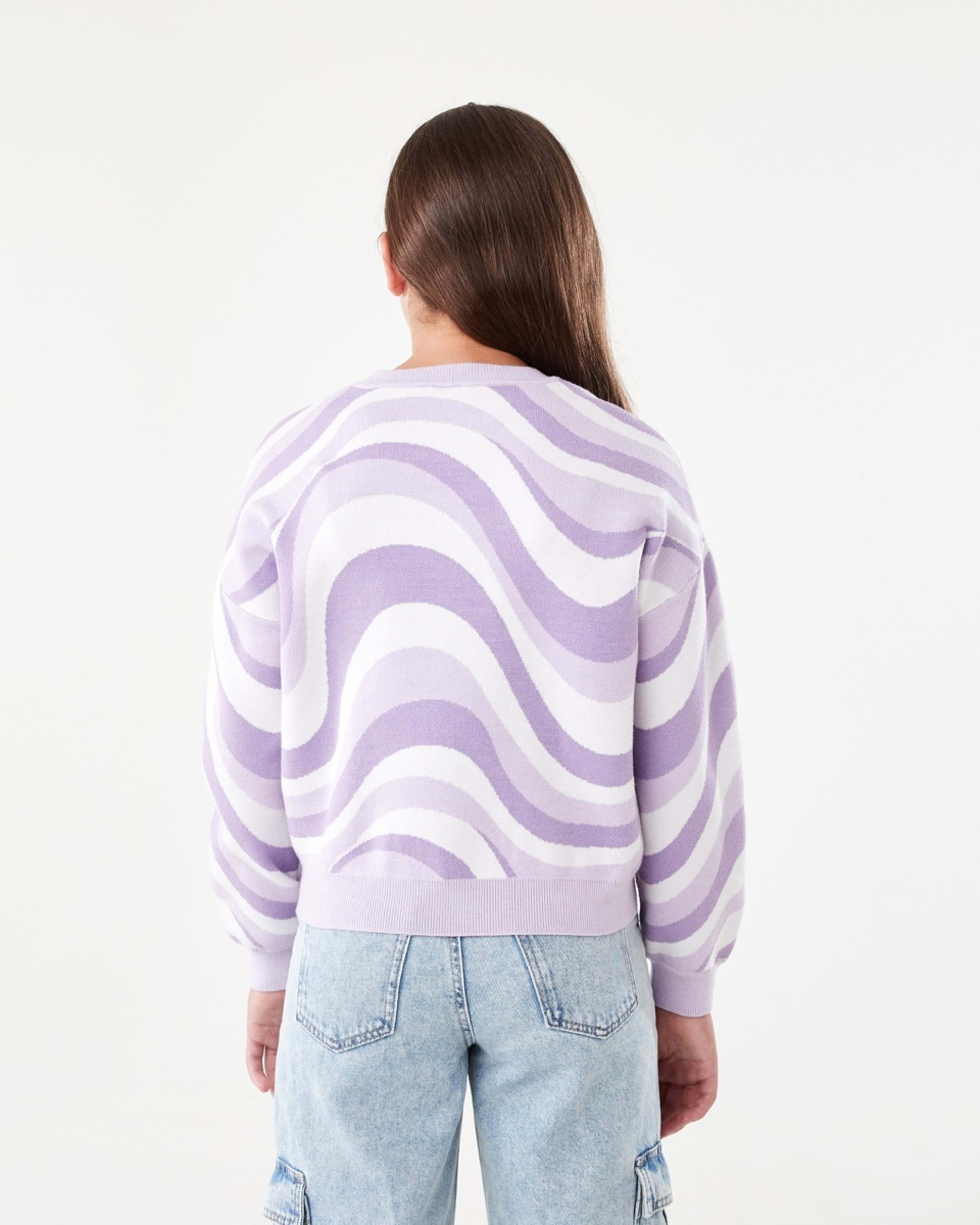 2 Jacquard Knit Top Marble, 2 of 8