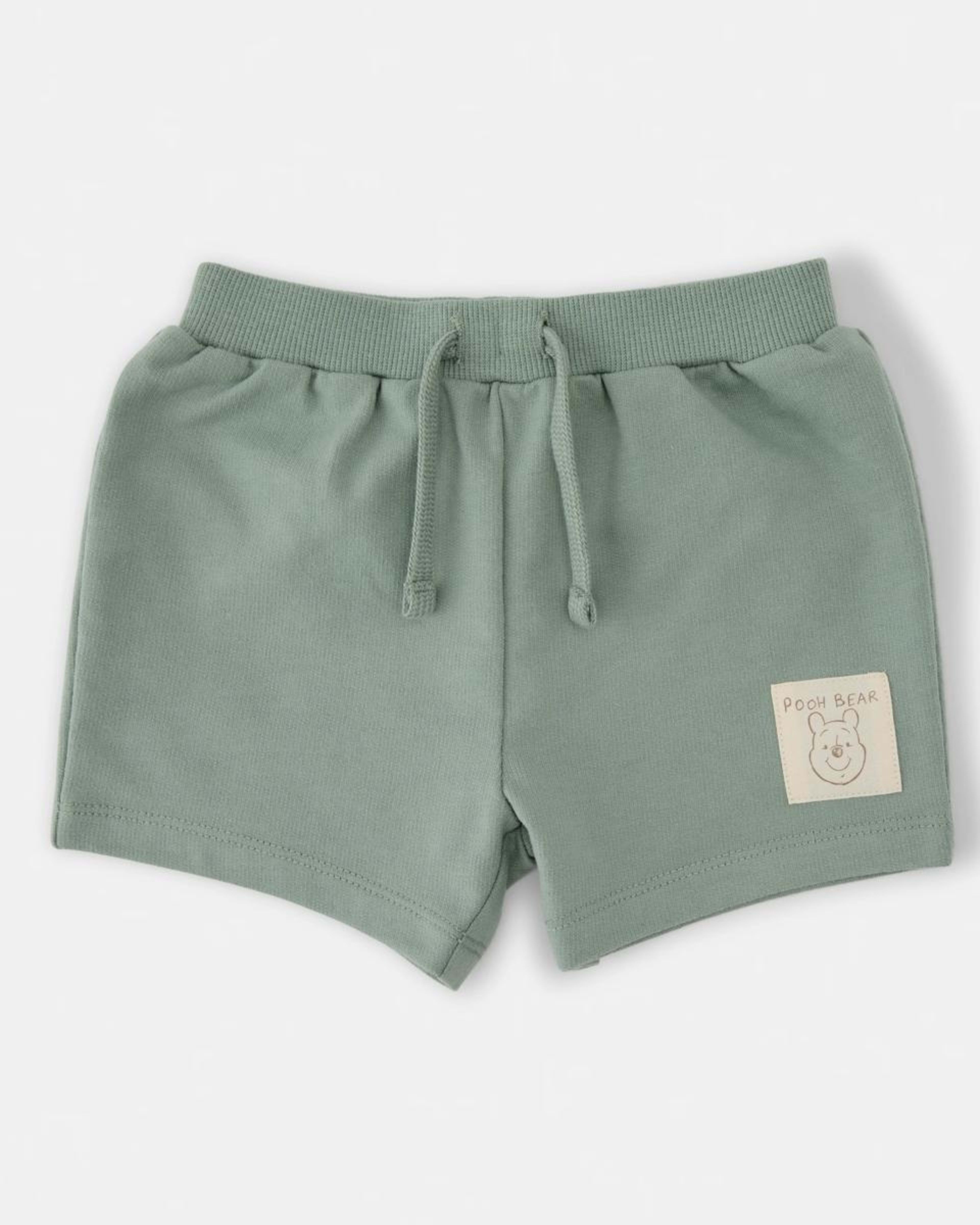 4 Winnie the Poo License Short Sleeve T-shirt and Shorts Set BEIGE WINNIE, 4 of 6