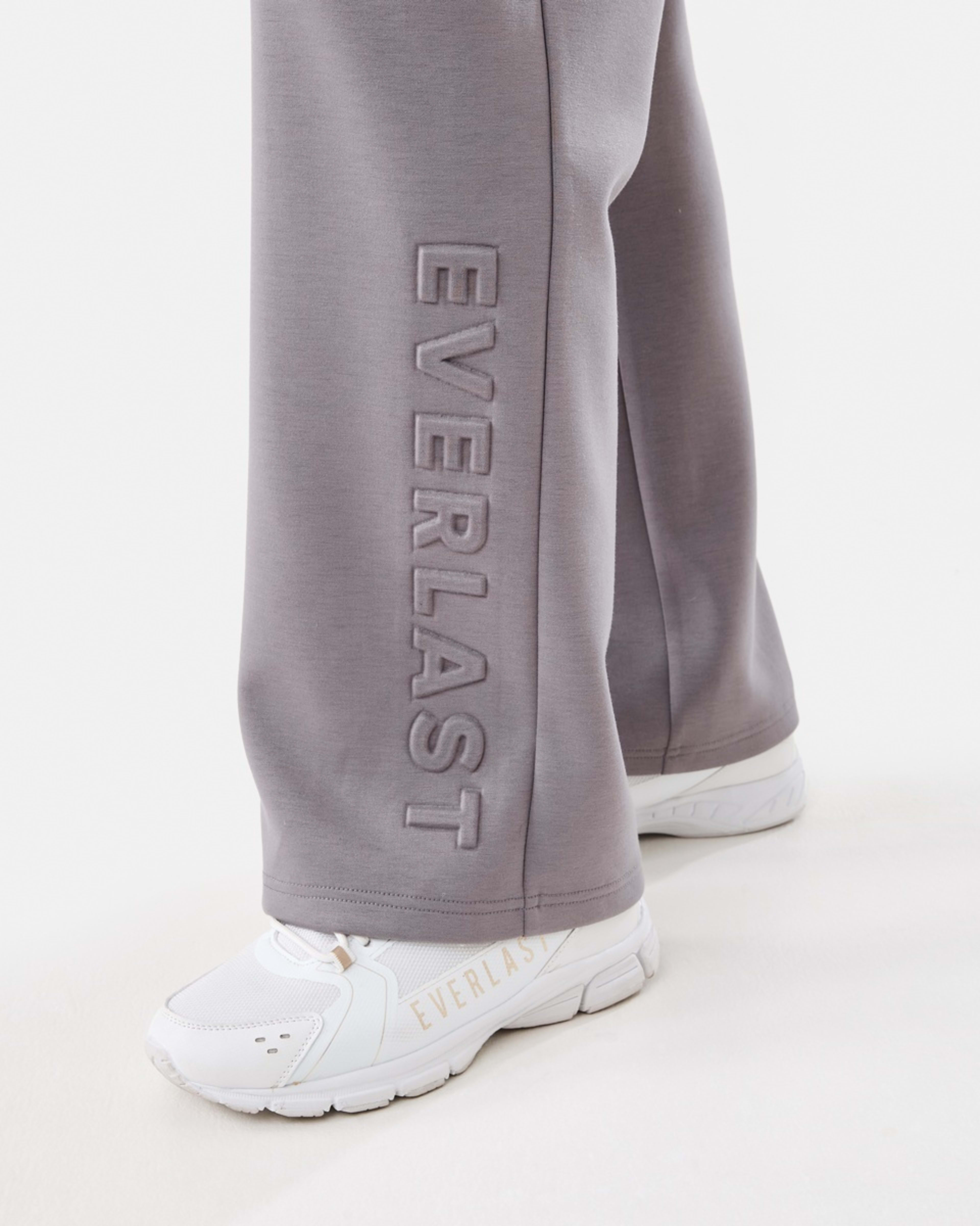 6 Everlast Womens Scuba Trackpants Deep Taupe, 6 of 7