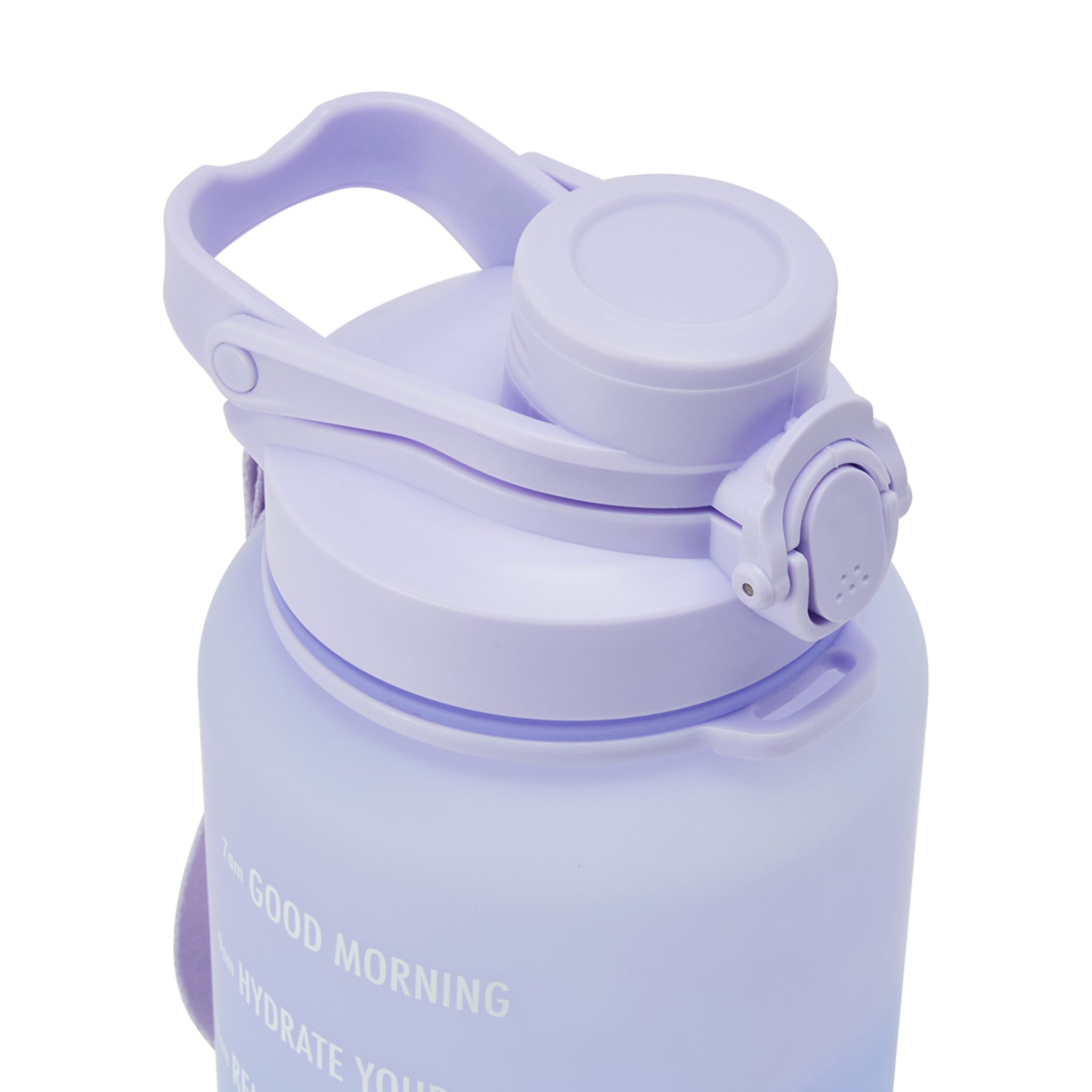 2.1L Purple Ombre Daily Intake Flip Lid Drink Bottle Kmart