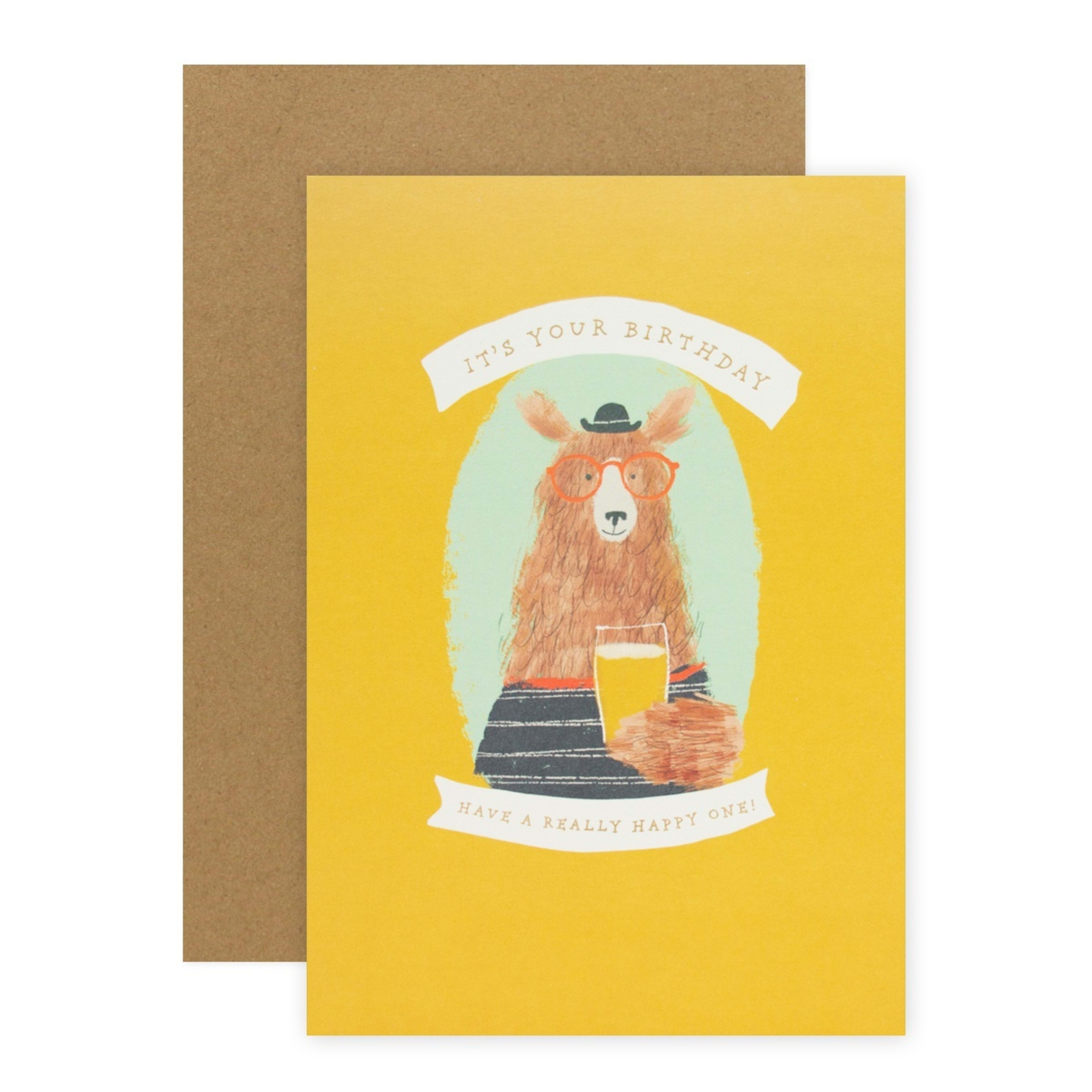 1 Connections from Hallmark Birthday Card - Birthday Bear
