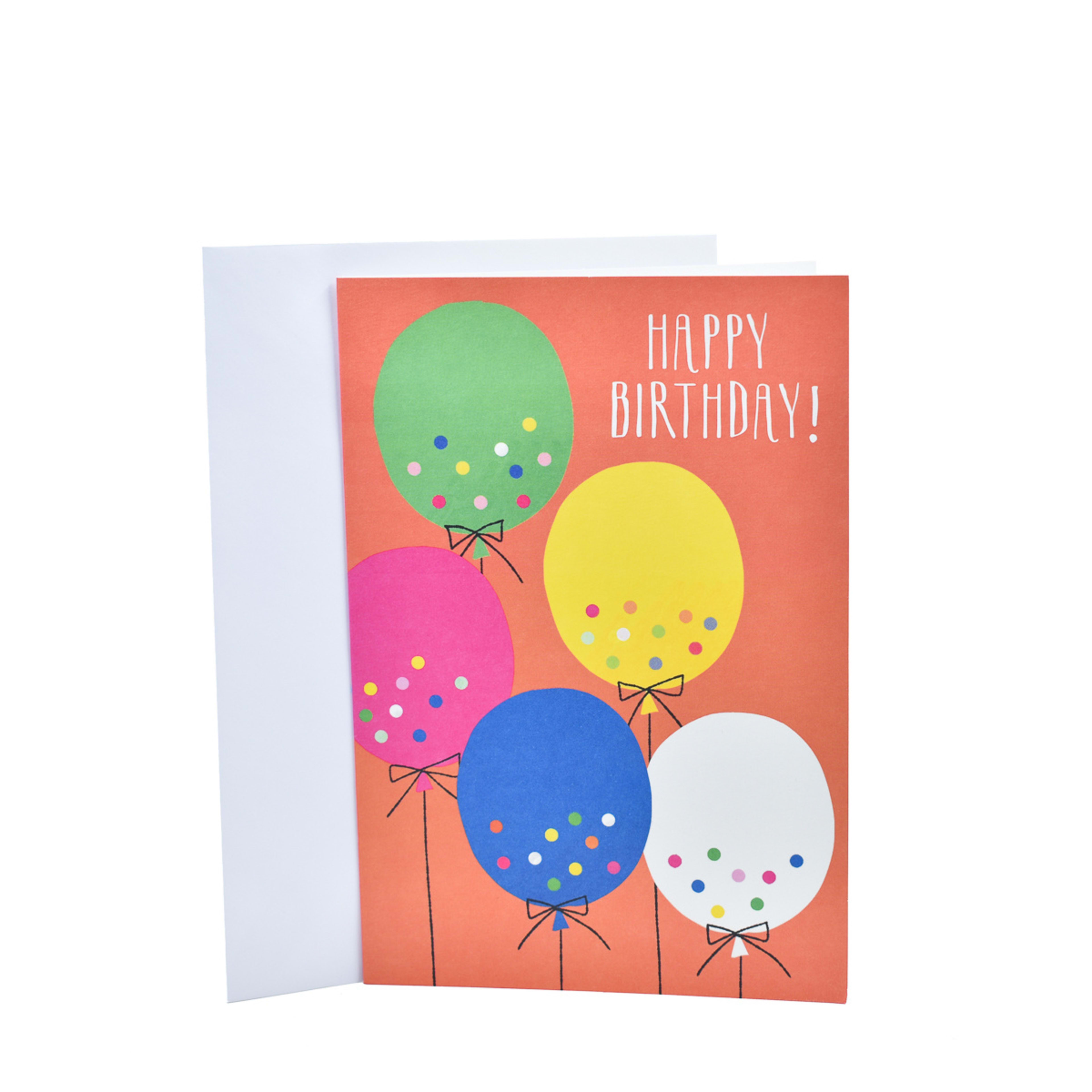 Hallmark Birthday Card - Confetti Balloons - Kmart