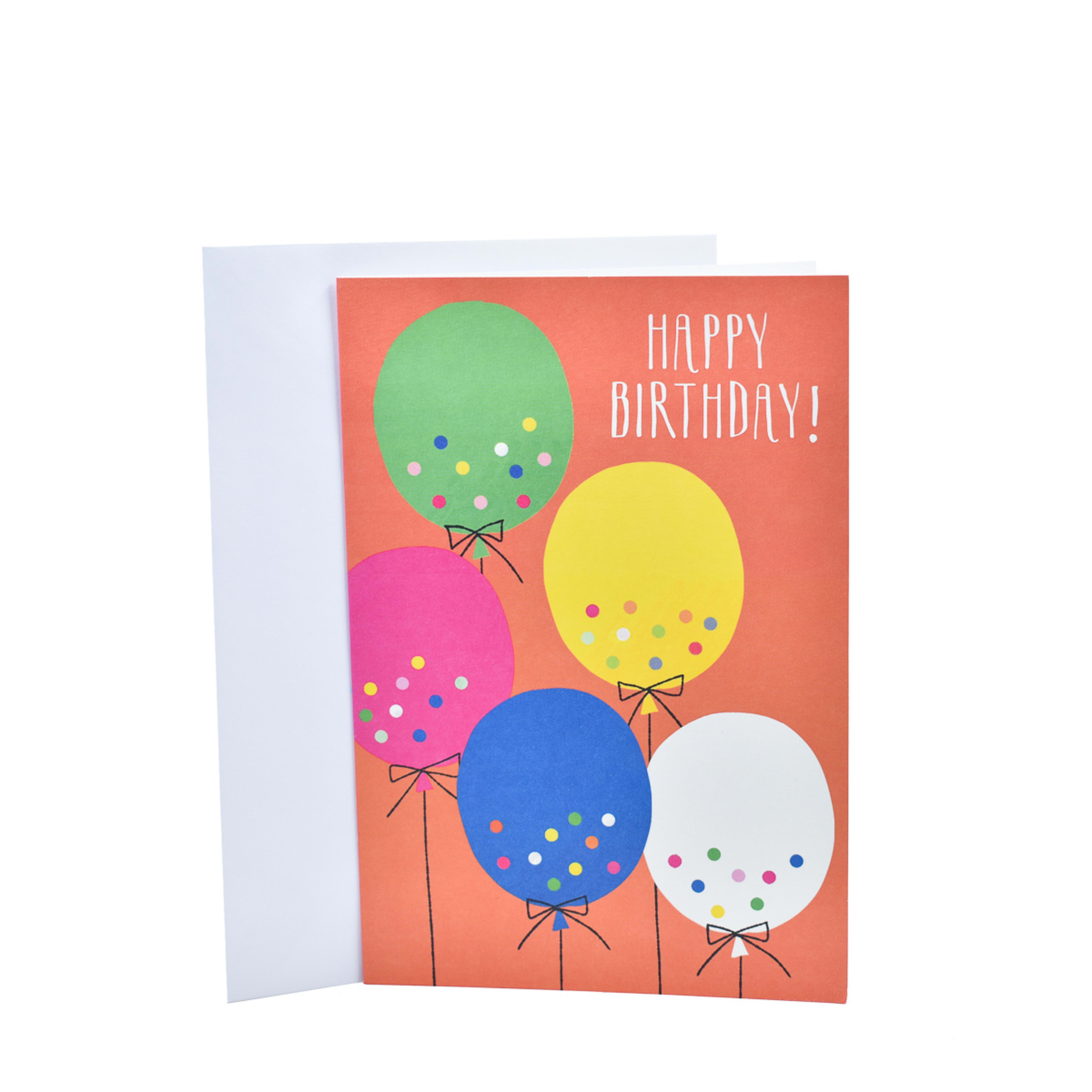 Hallmark Birthday Card Confetti Balloons Kmart
