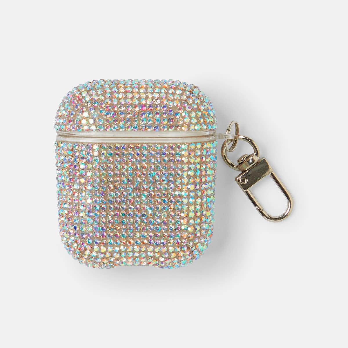 AirPods Case Keyring Iridescent Bling Kmart
