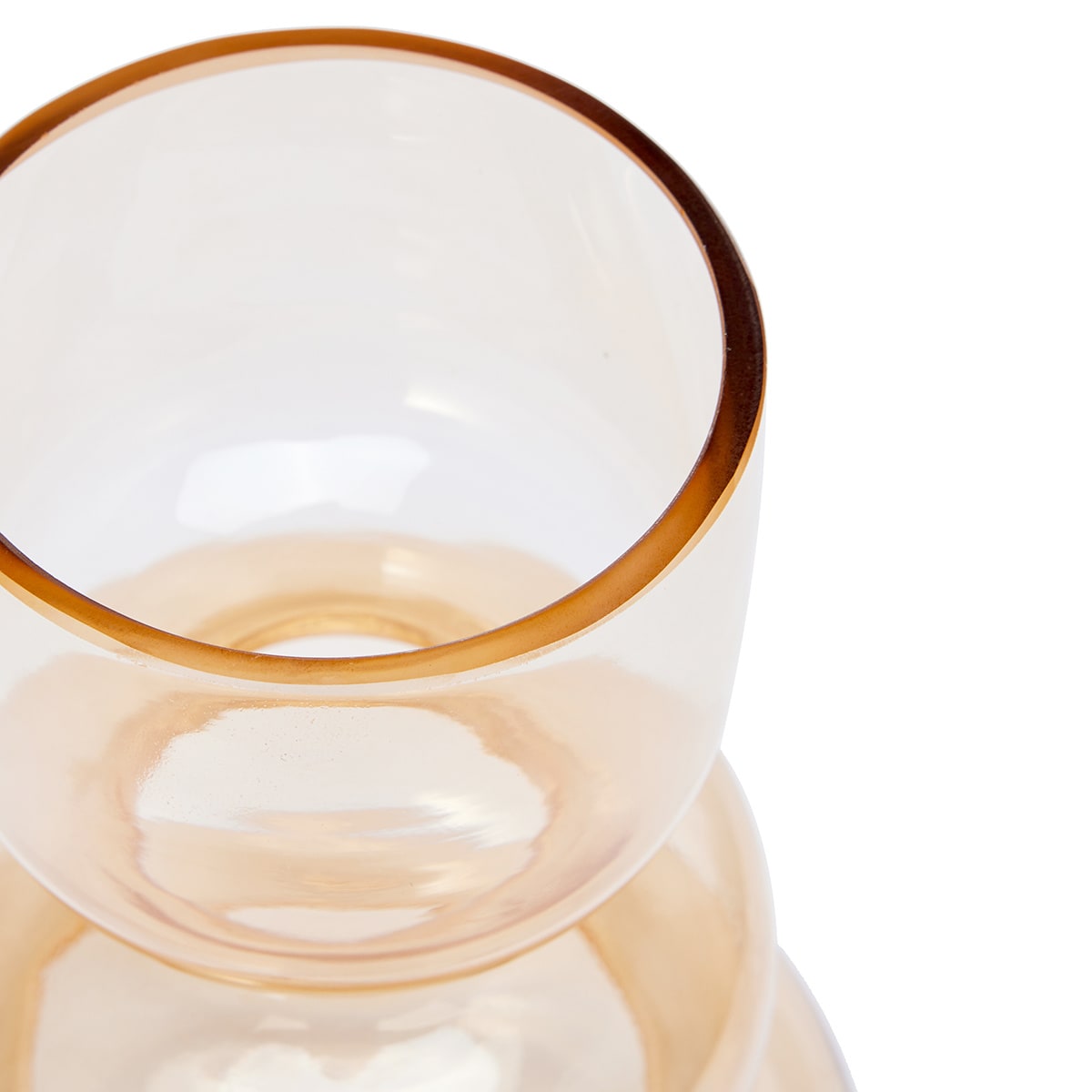 Amber Tiered Vase Kmart