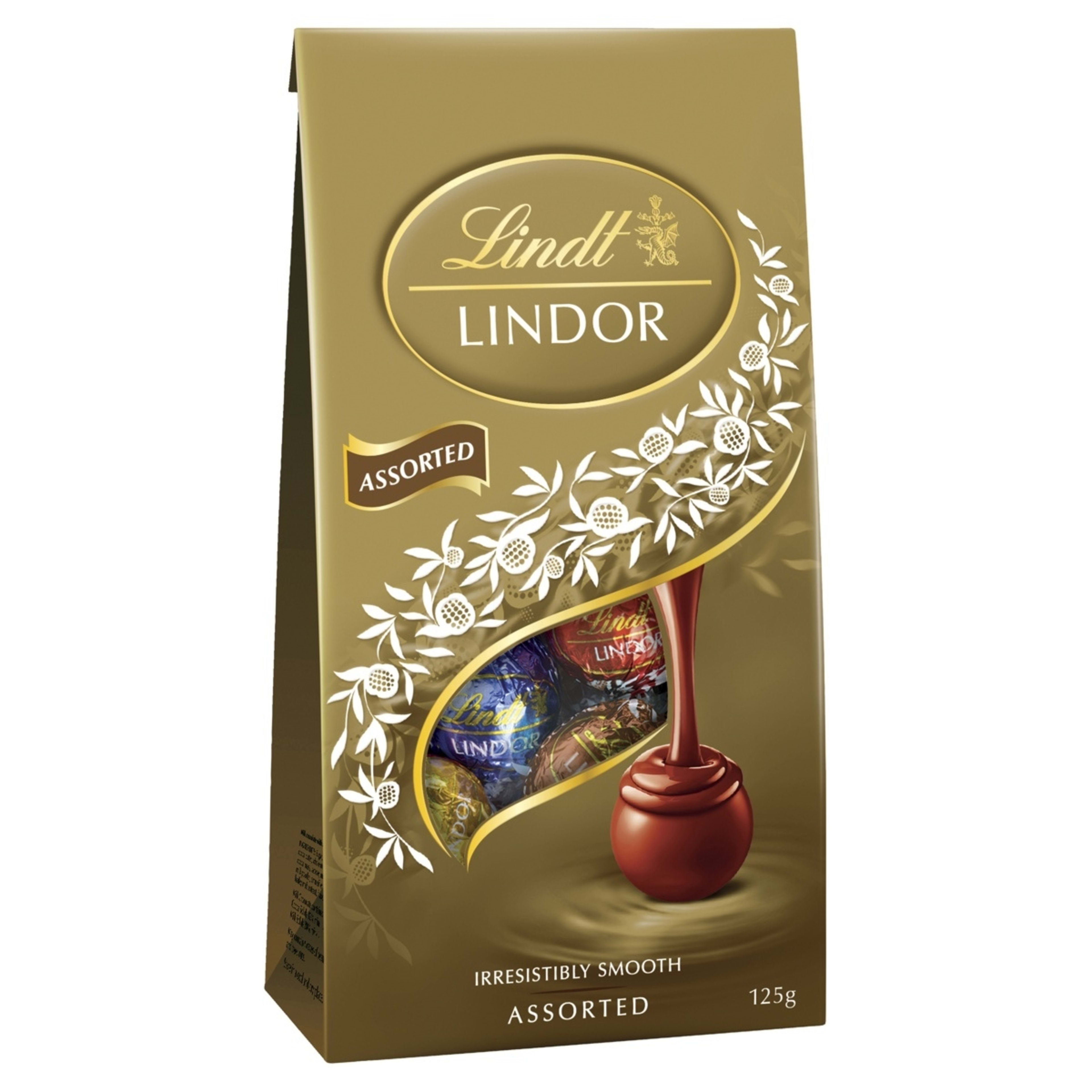 1 Lindt LINDOR Assorted Bag 125g, 1 of 9