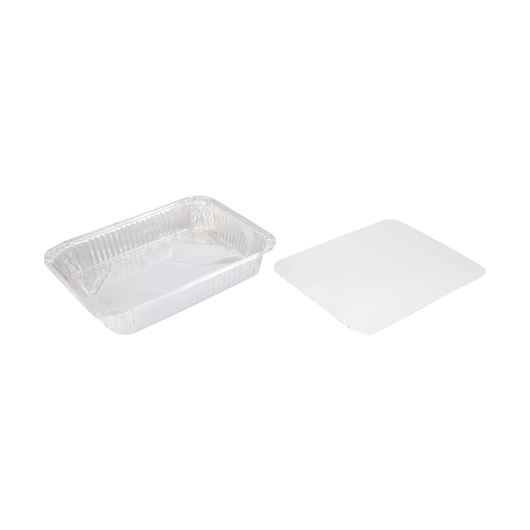 2 Pack Aluminium Roasting Trays with Lids Kmart