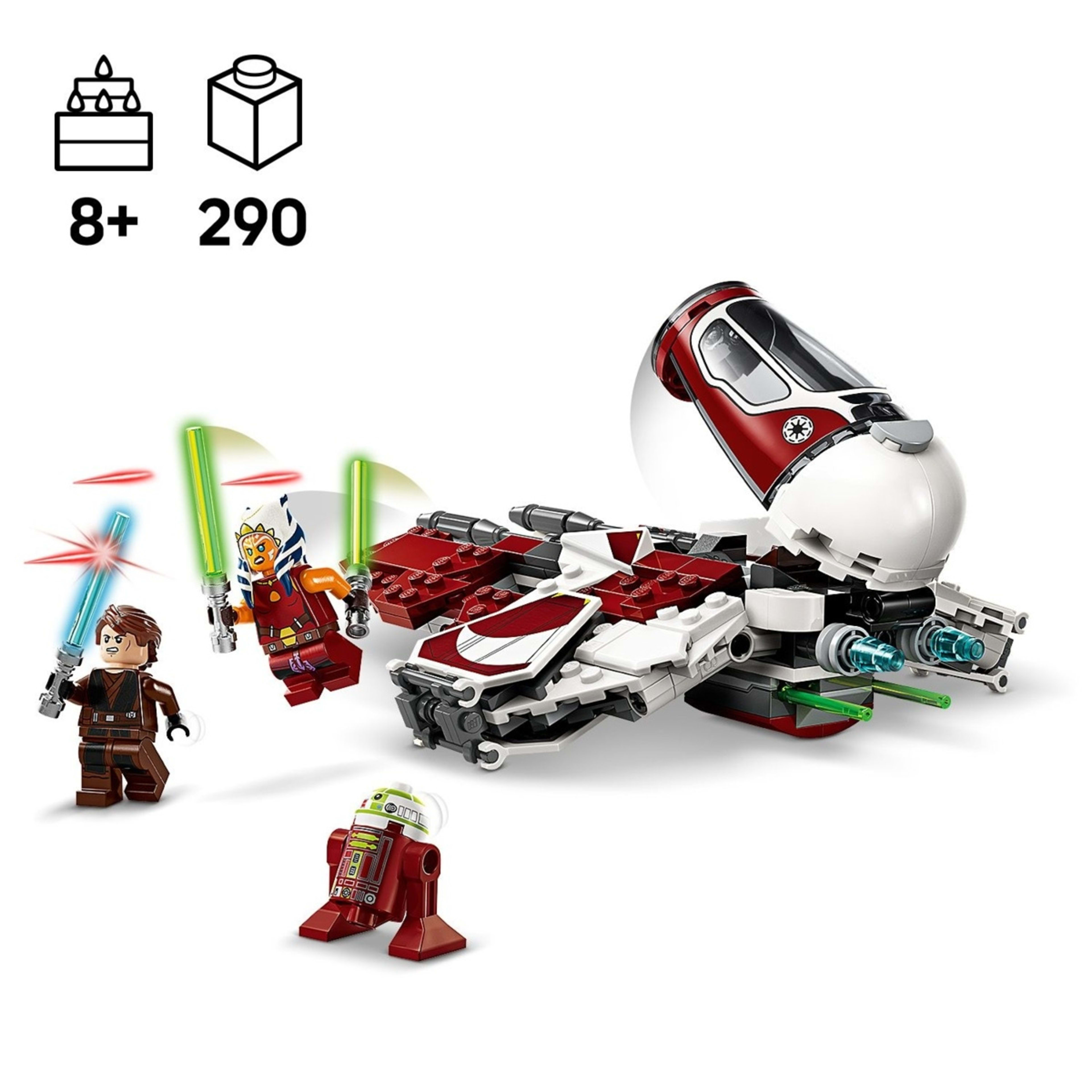 4 LEGO Star Wars Ahsoka's Jedi Interceptor 75401, 4 of 10