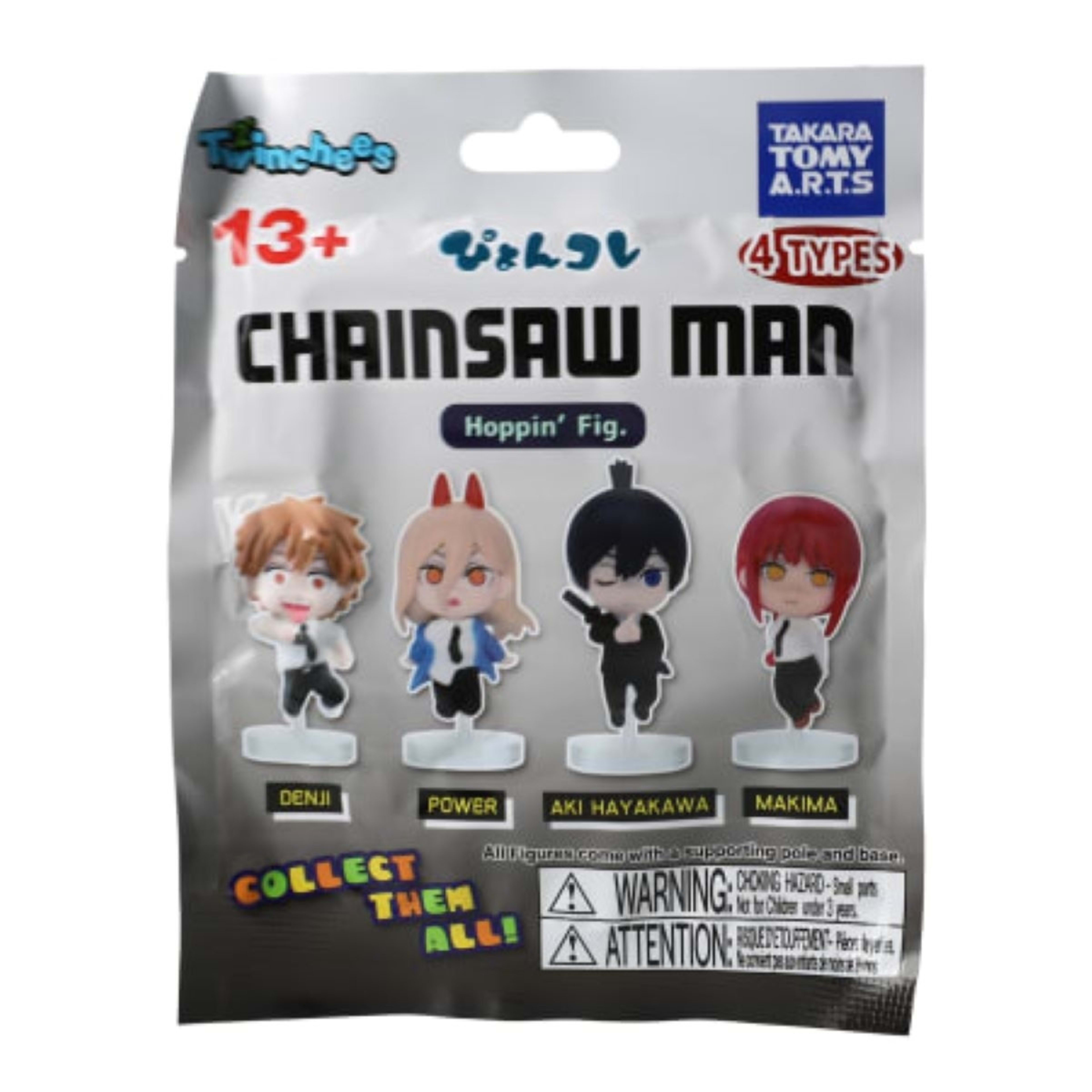 1 Takara Tomy A.R.T.S Twinchees Chainsaw Man Hoppin' Figure - Assorted