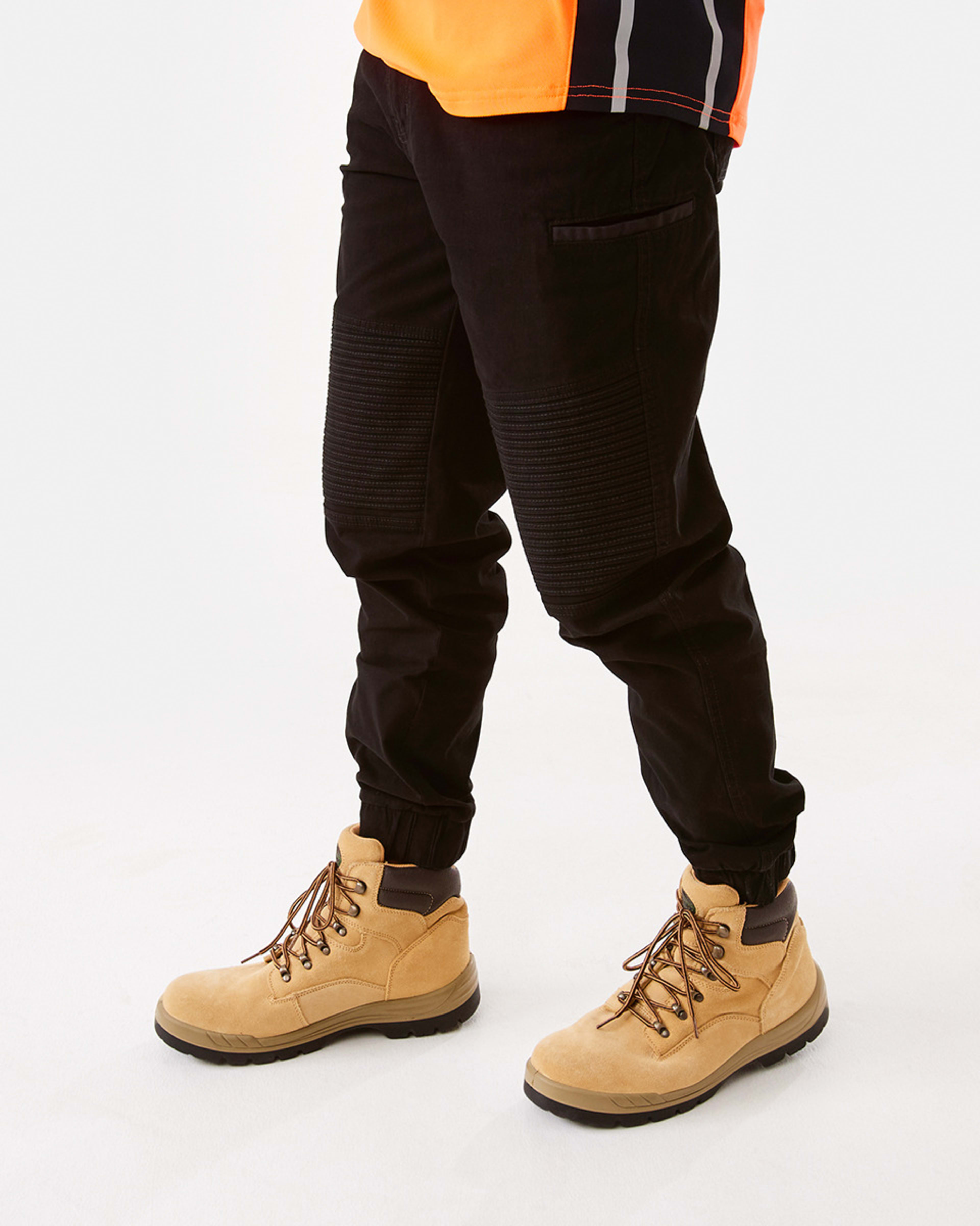 2 Workwear Industrial Moto Joggers Black, 2 of 8