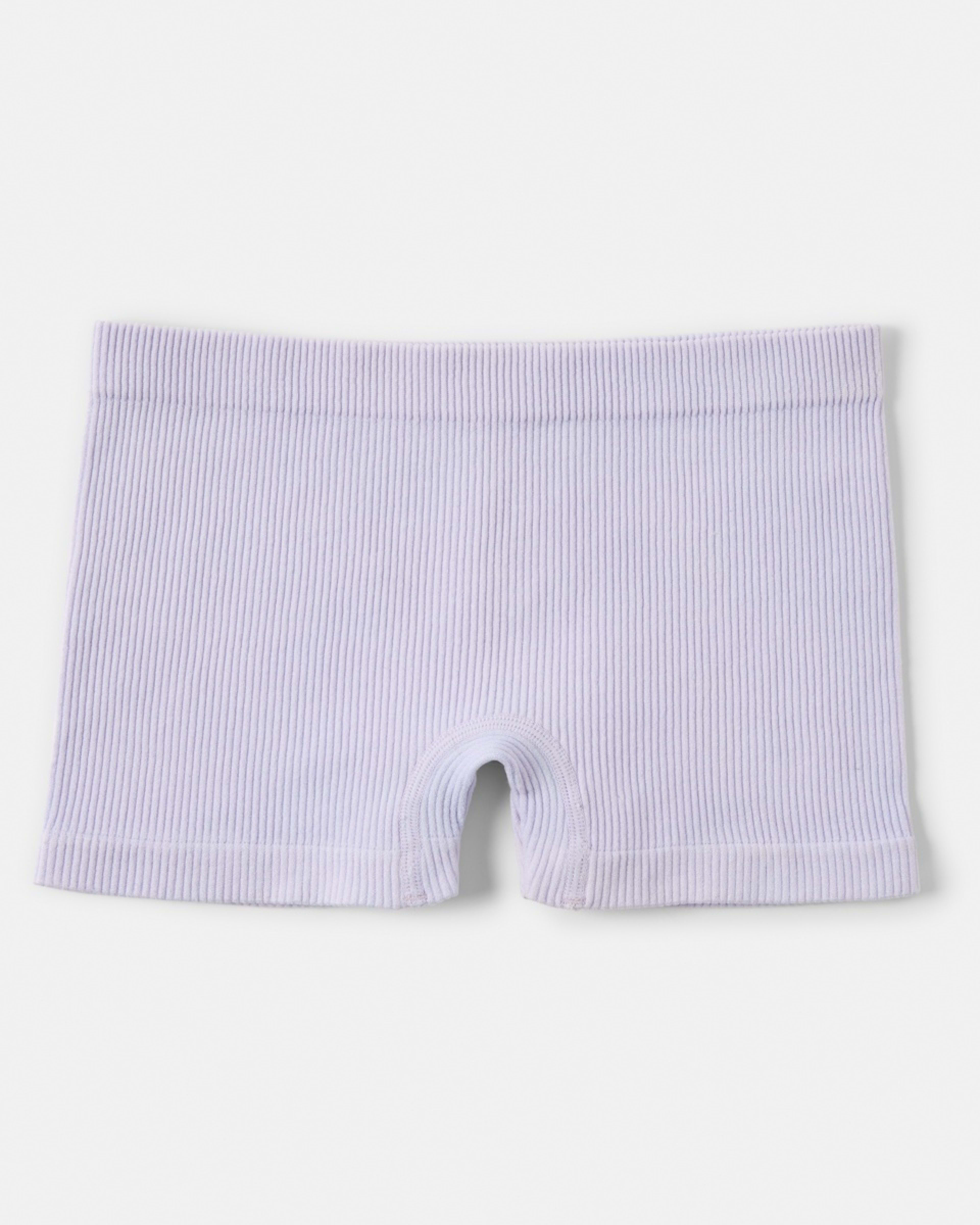 3 2 Pack Rib Seamfree Shortie Purple Grey Marle, 3 of 4
