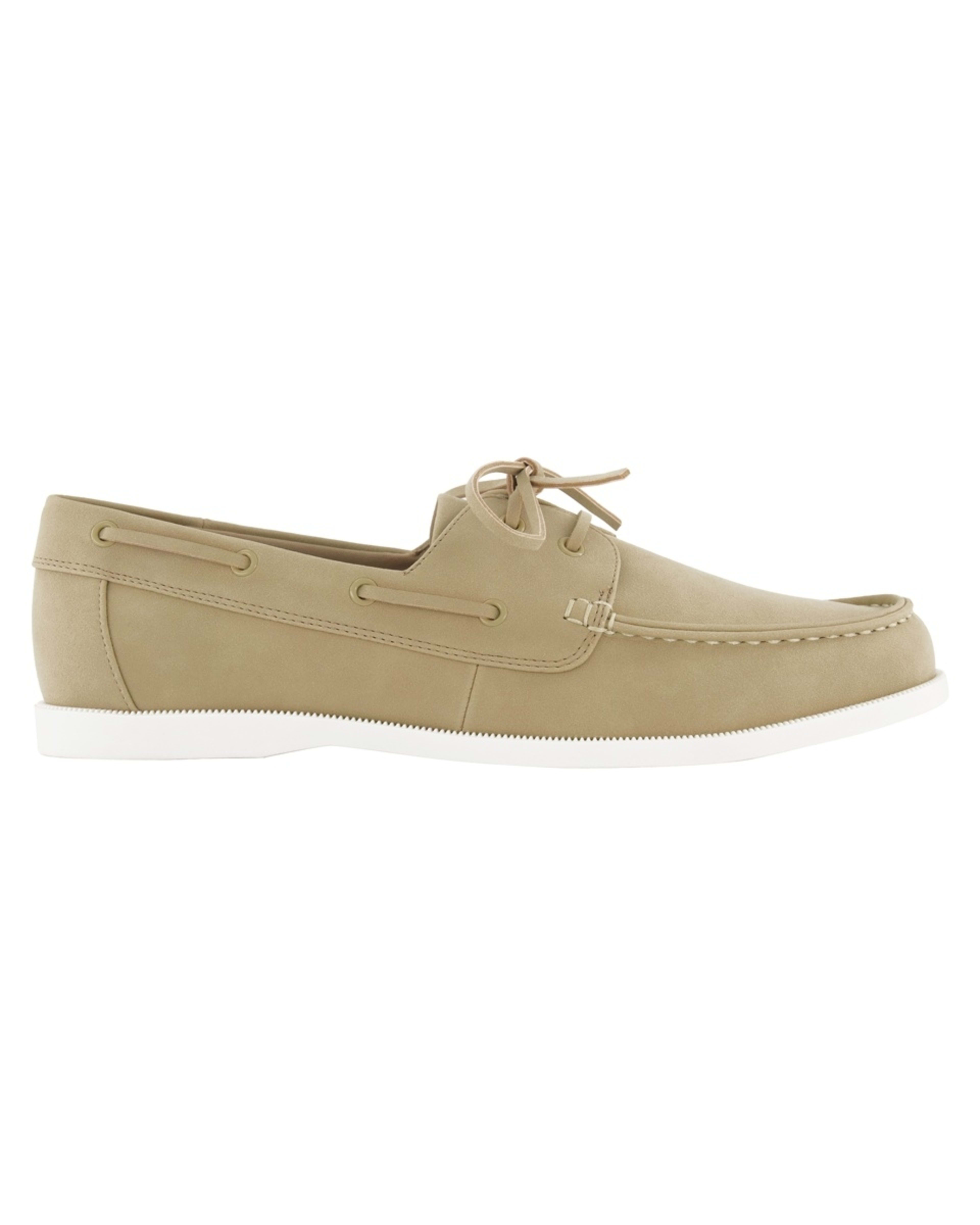 1 Casual Boat Shoes Beige