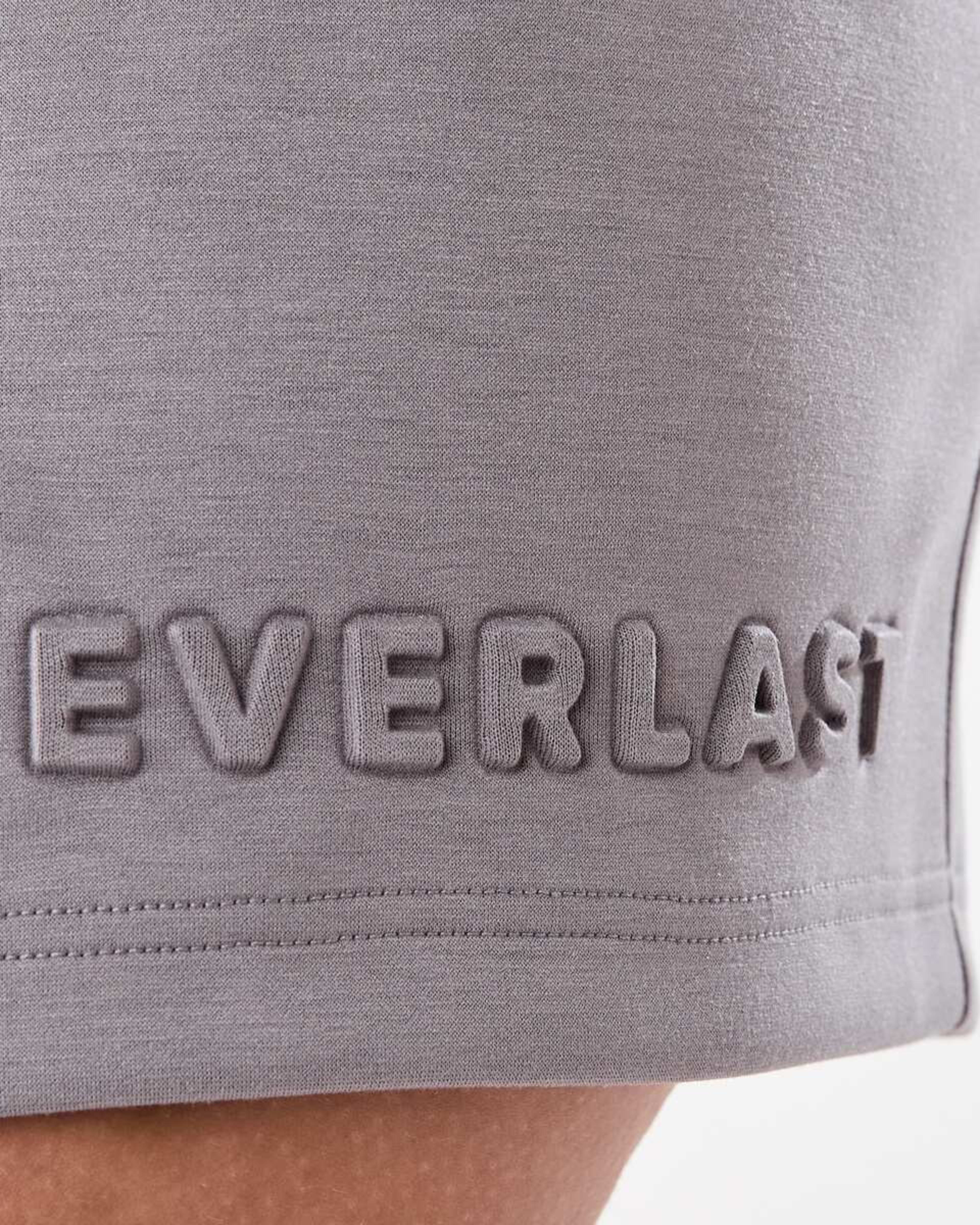 4 Everlast Womens Scuba Shorts Deep Taupe, 4 of 7