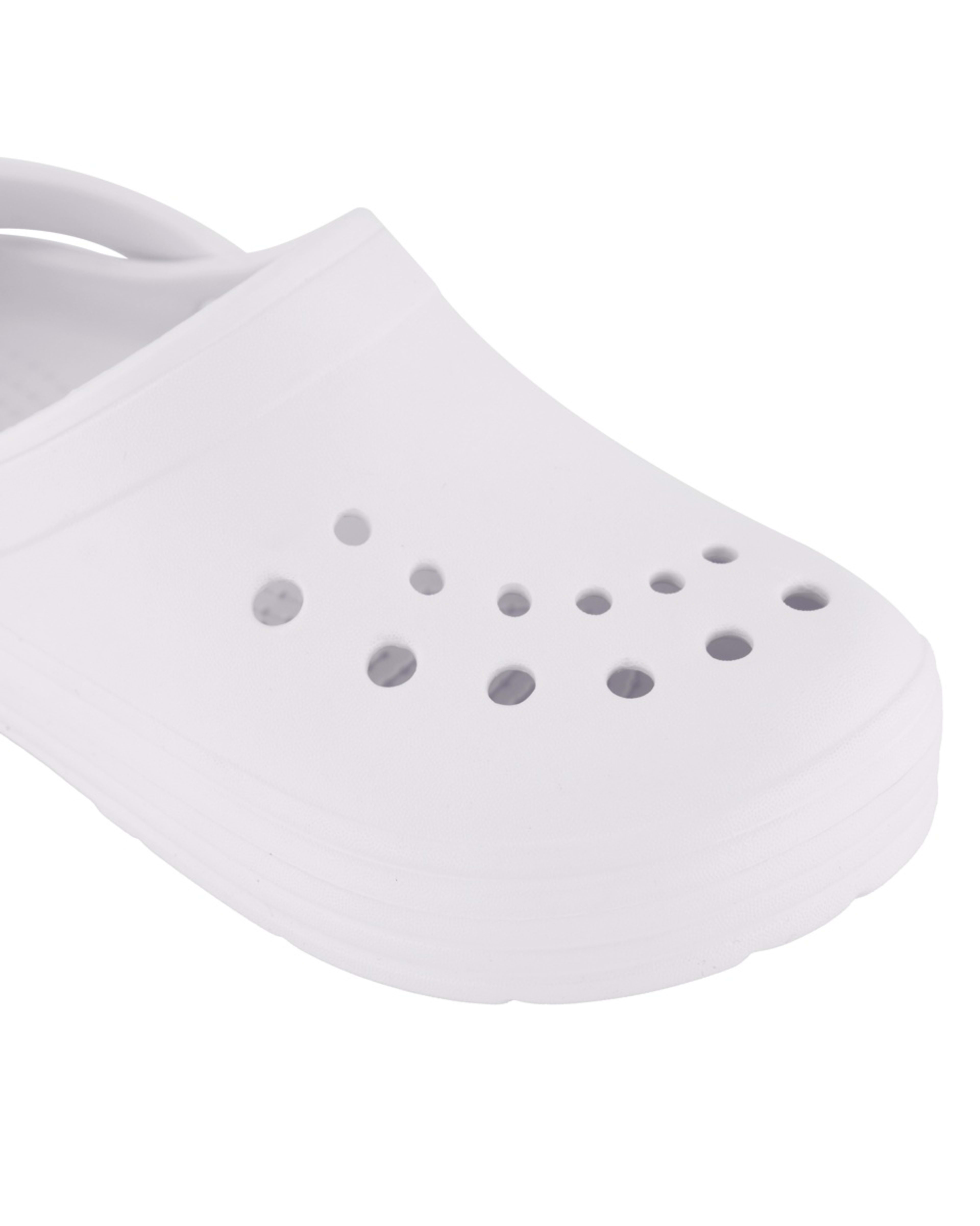 4 Senior Slip-On Clogs White, 4 of 4
