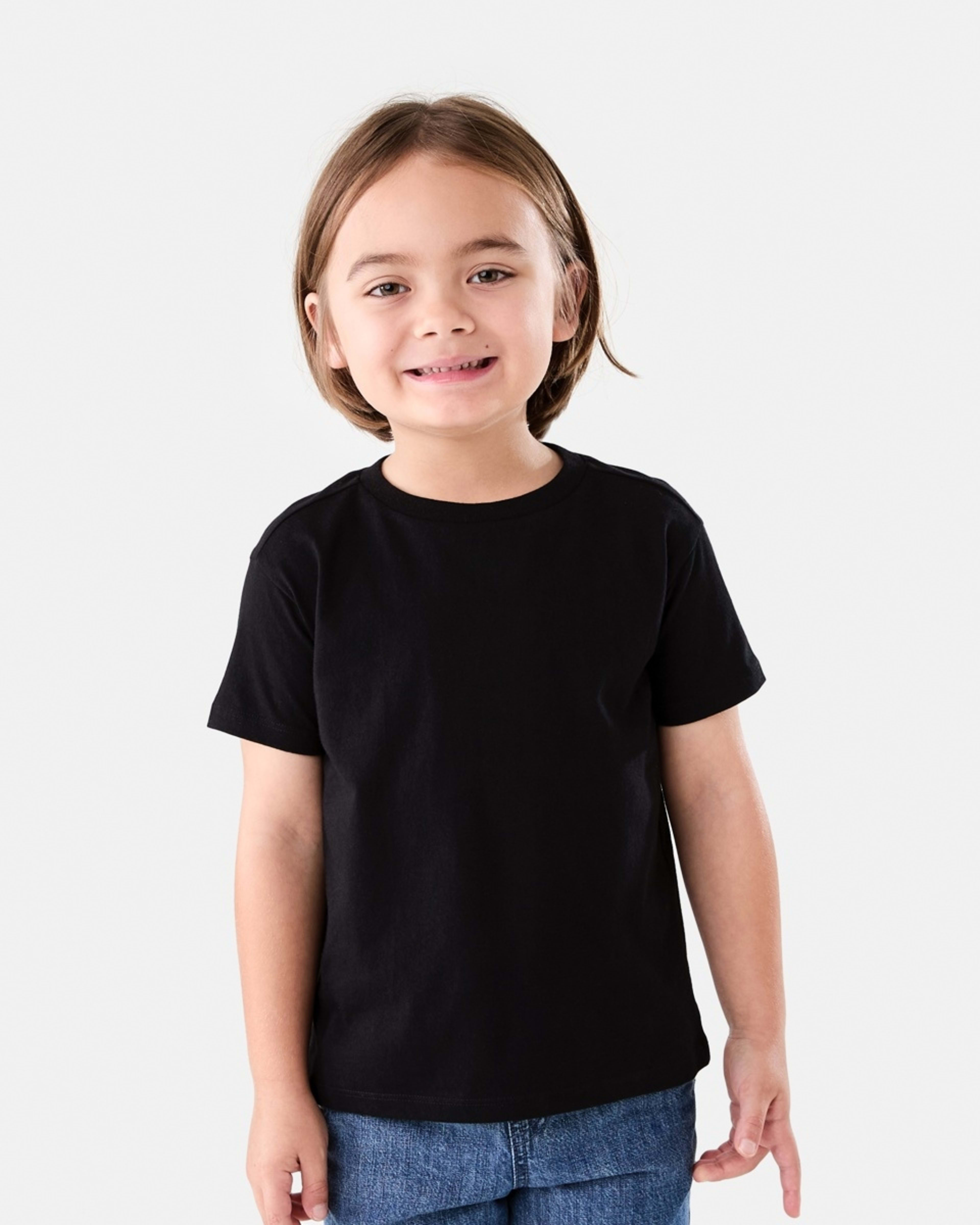 1 Plain T-shirt BLACK