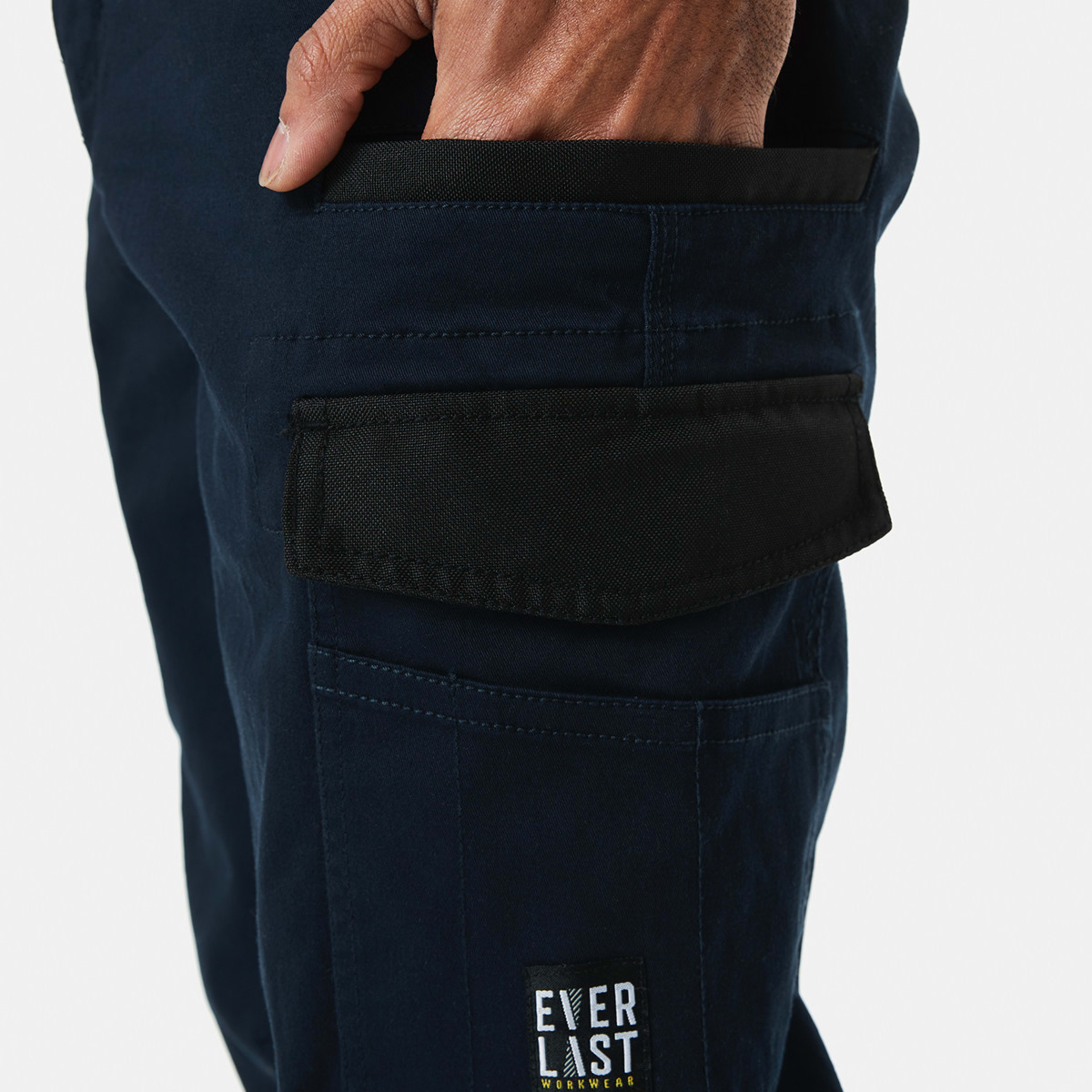 5 Everlast Work Stretch Woven Jogger Pant Navy, 5 of 7