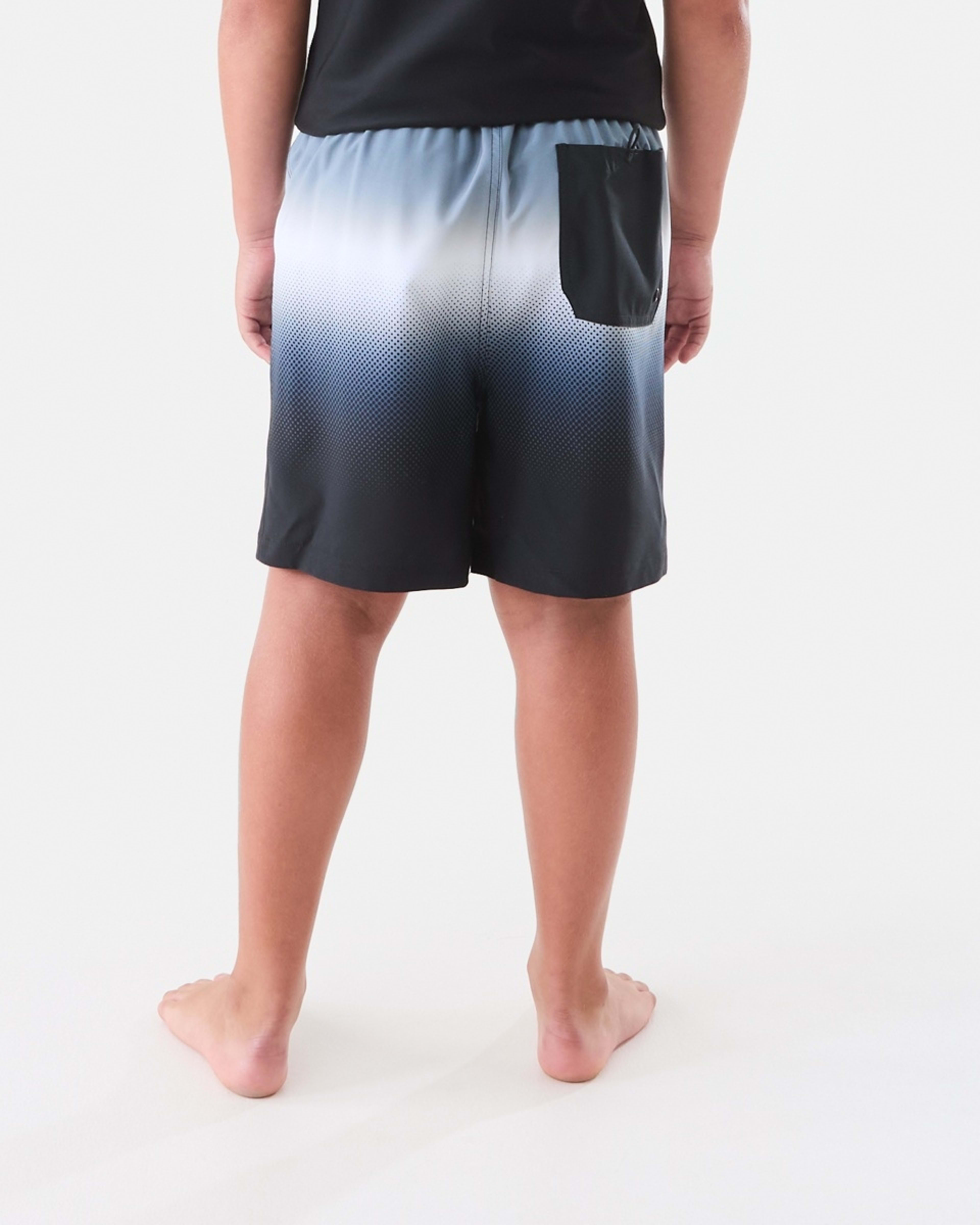 2 Longline Printed Swim Shorts Ombre Pal, 2 of 7