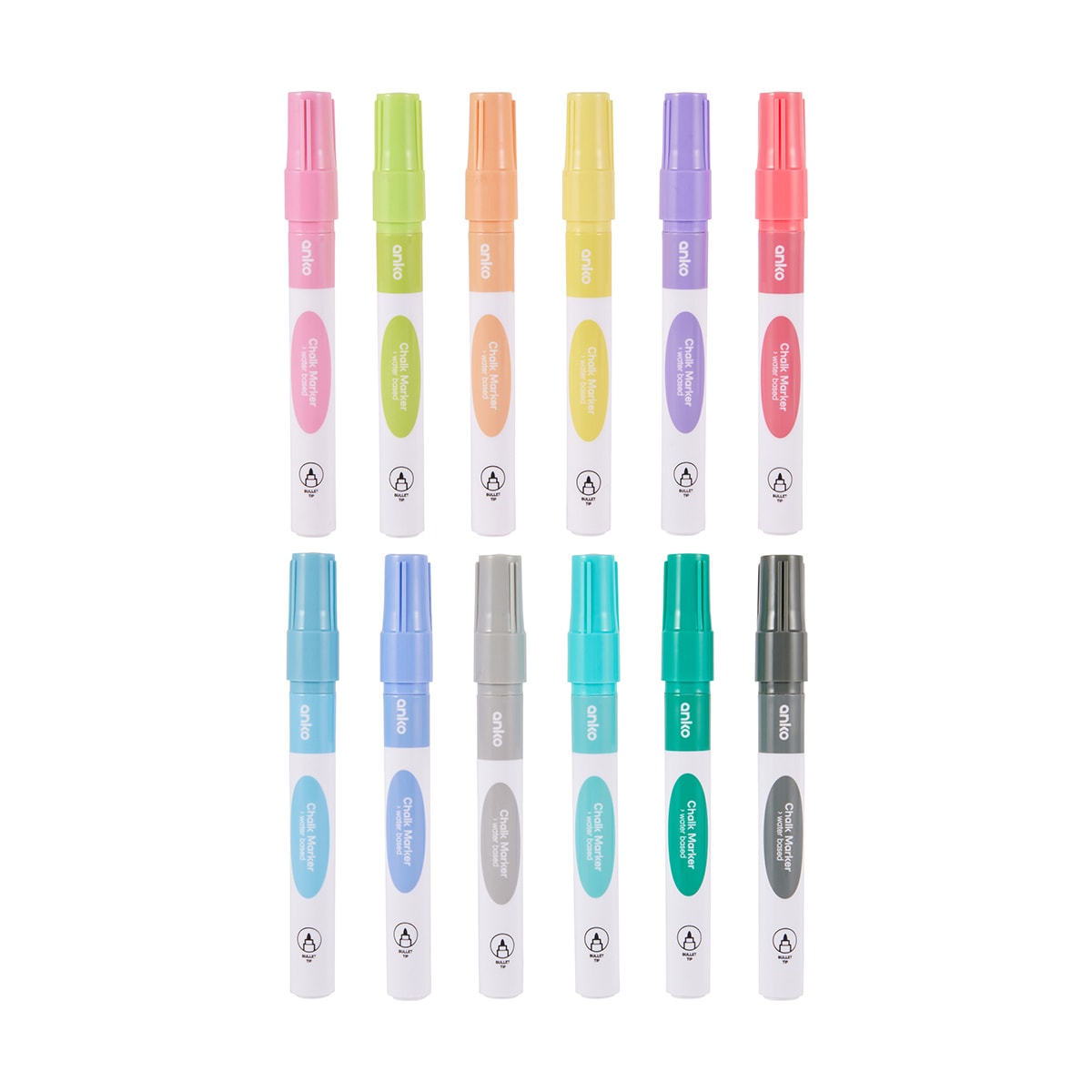 12 Pack Liquid Chalk Markers Kmart NZ
