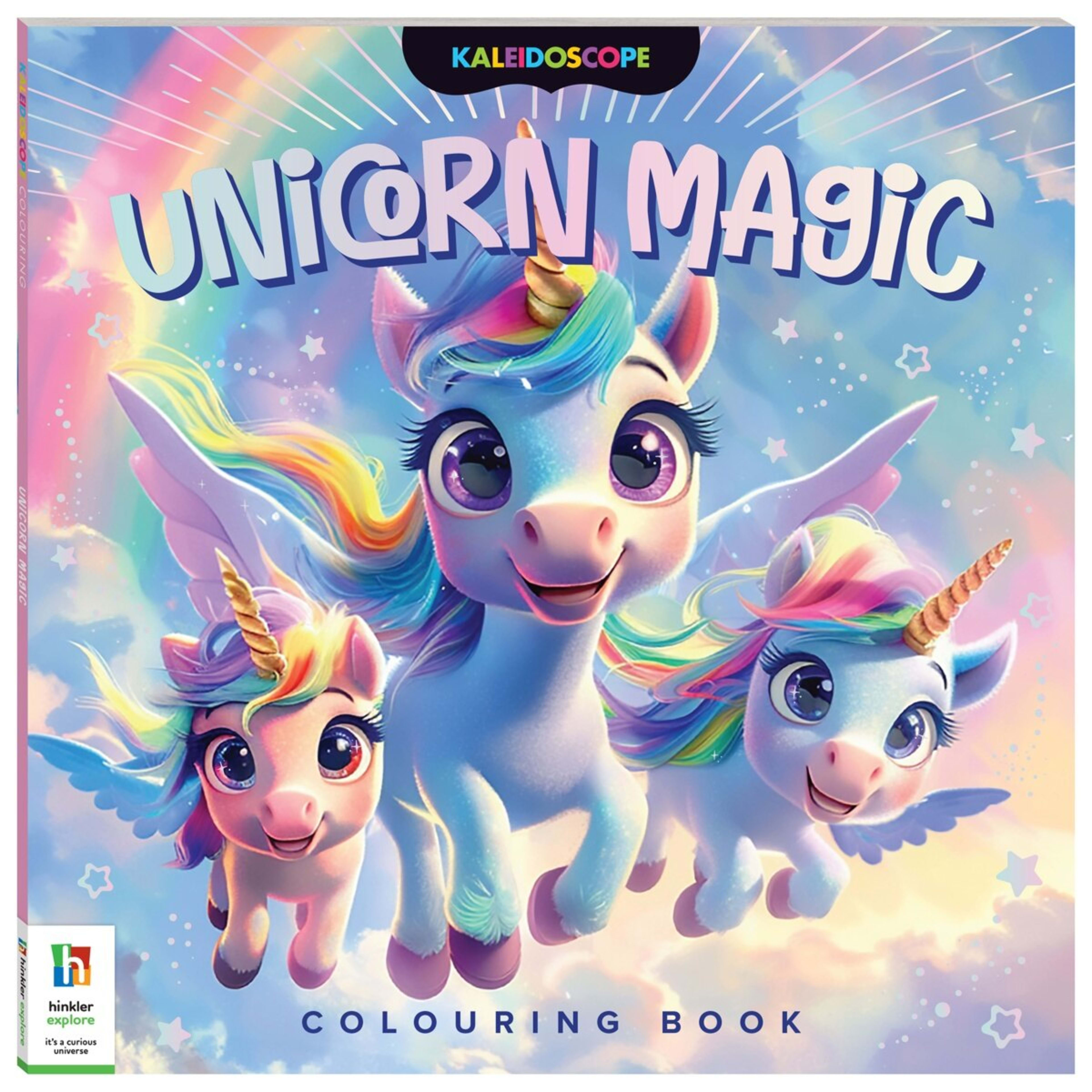 1 Kaleidoscope: Unicorn Magic Colouring Book