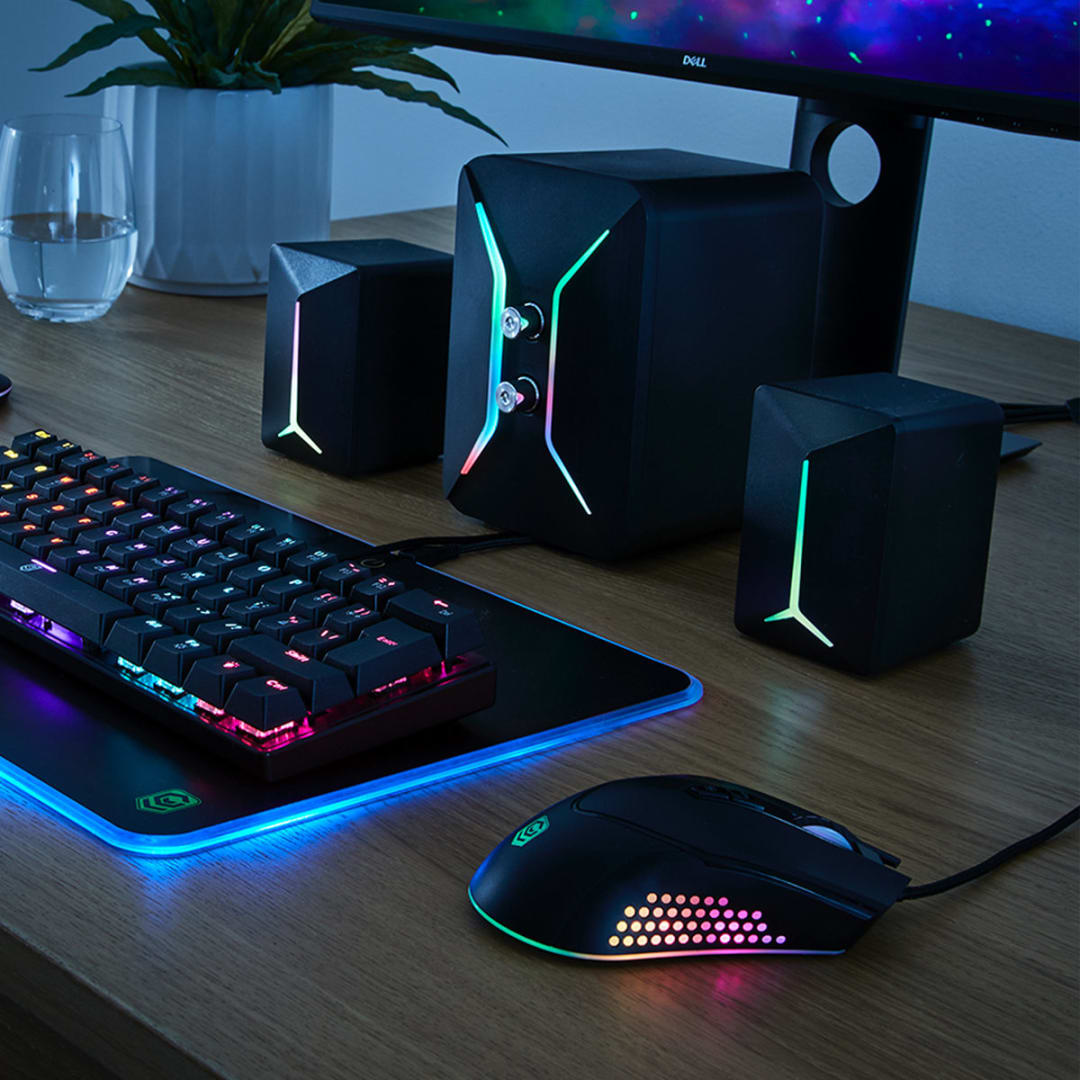 Gaming Mouse RGB Programmable Black Kmart