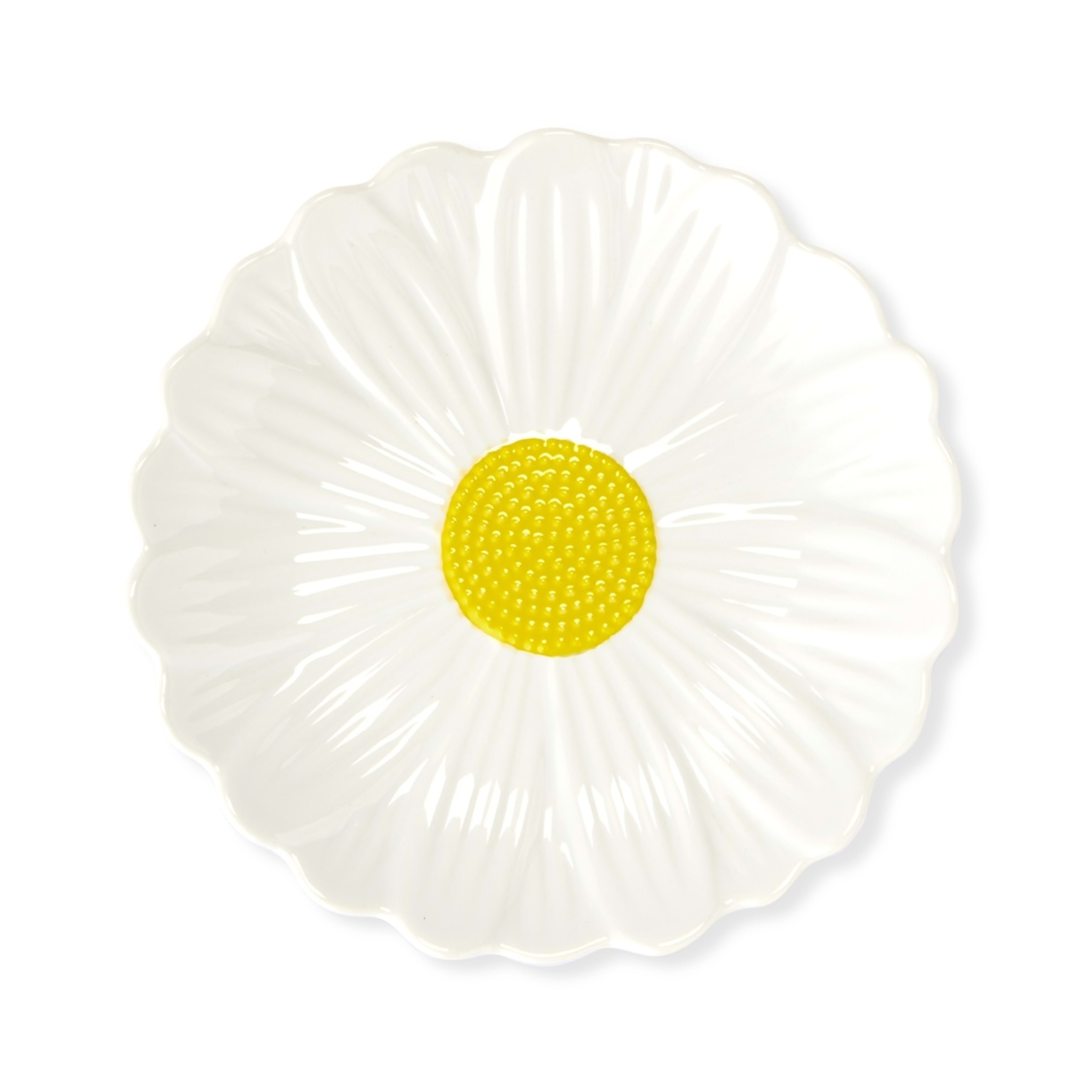 5 2 Pack White Daisy Side Plates, 5 of 7