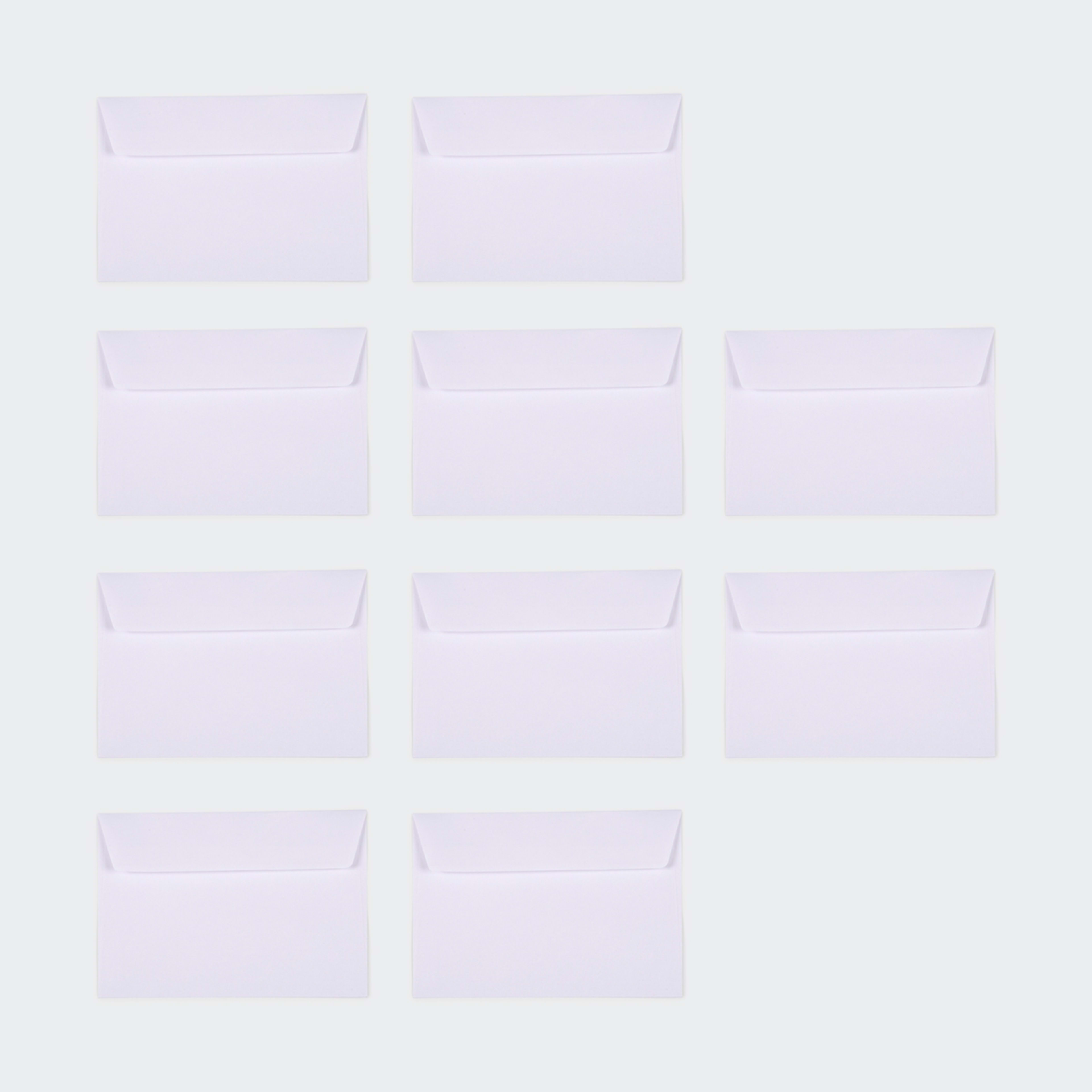 100 Pack C6 Peel and Seal Envelopes White Kmart