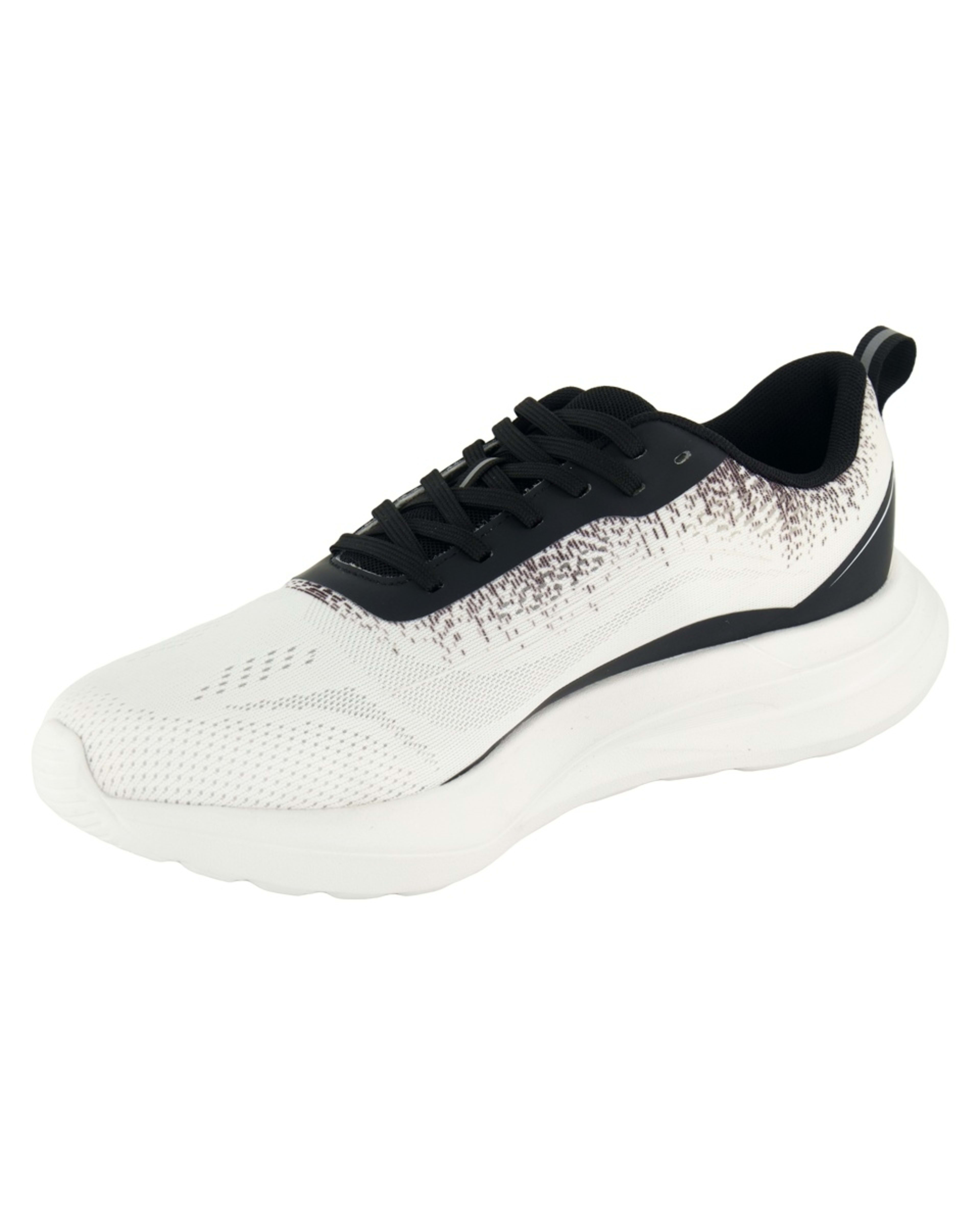4 Active Mens Detailed Runner Shoes WHITE, 4 of 6