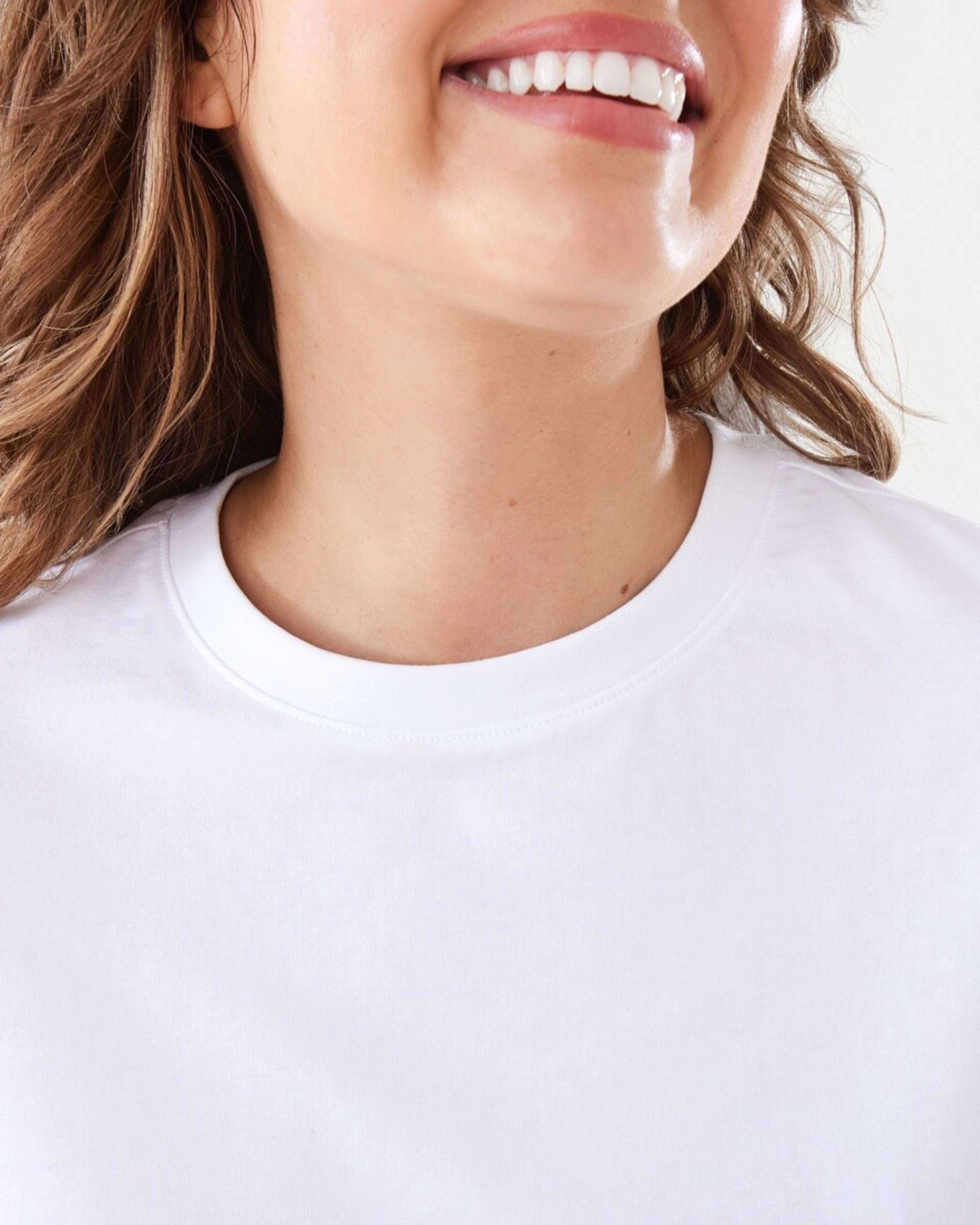 6 Short Sleeve Oversized Boyfriend T-shirt WHITE, 6 of 6