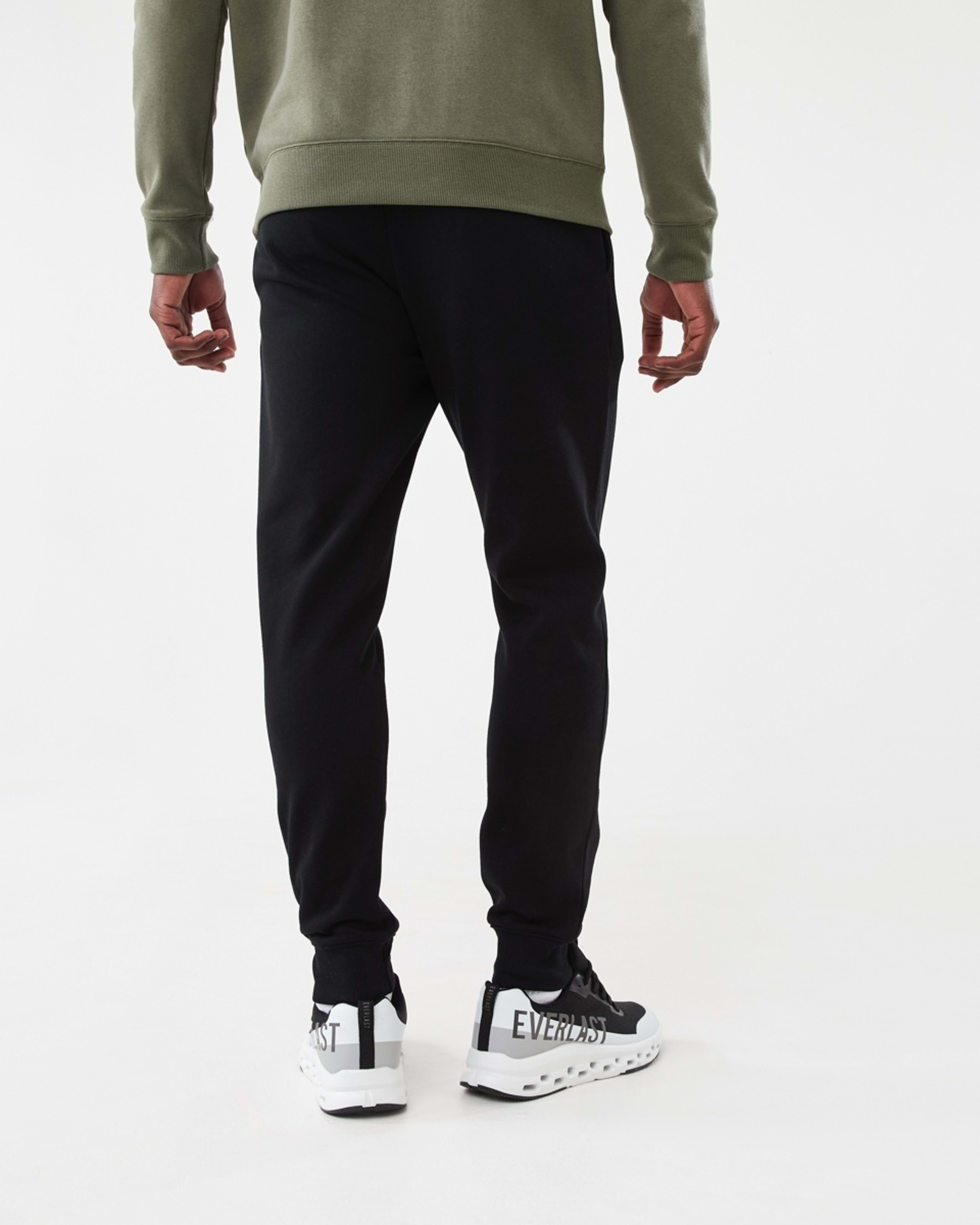 3 Everlast Mens Slim Trackpants EVER BLACK, 3 of 7