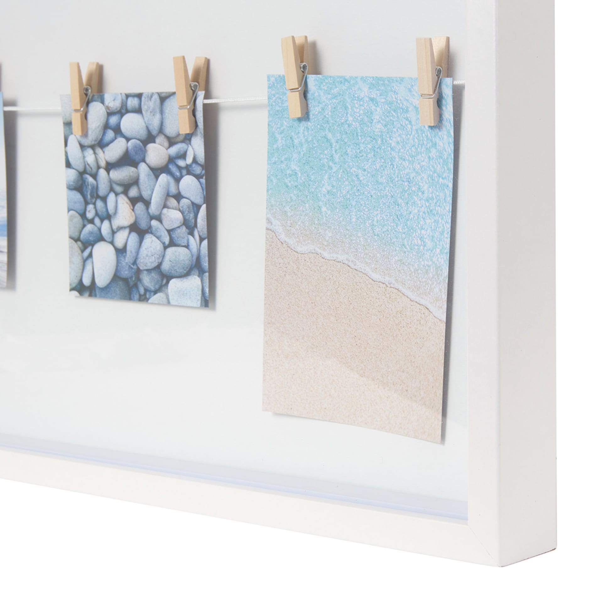 Frame Collage Pegged 40cm x 50cm White Kmart
