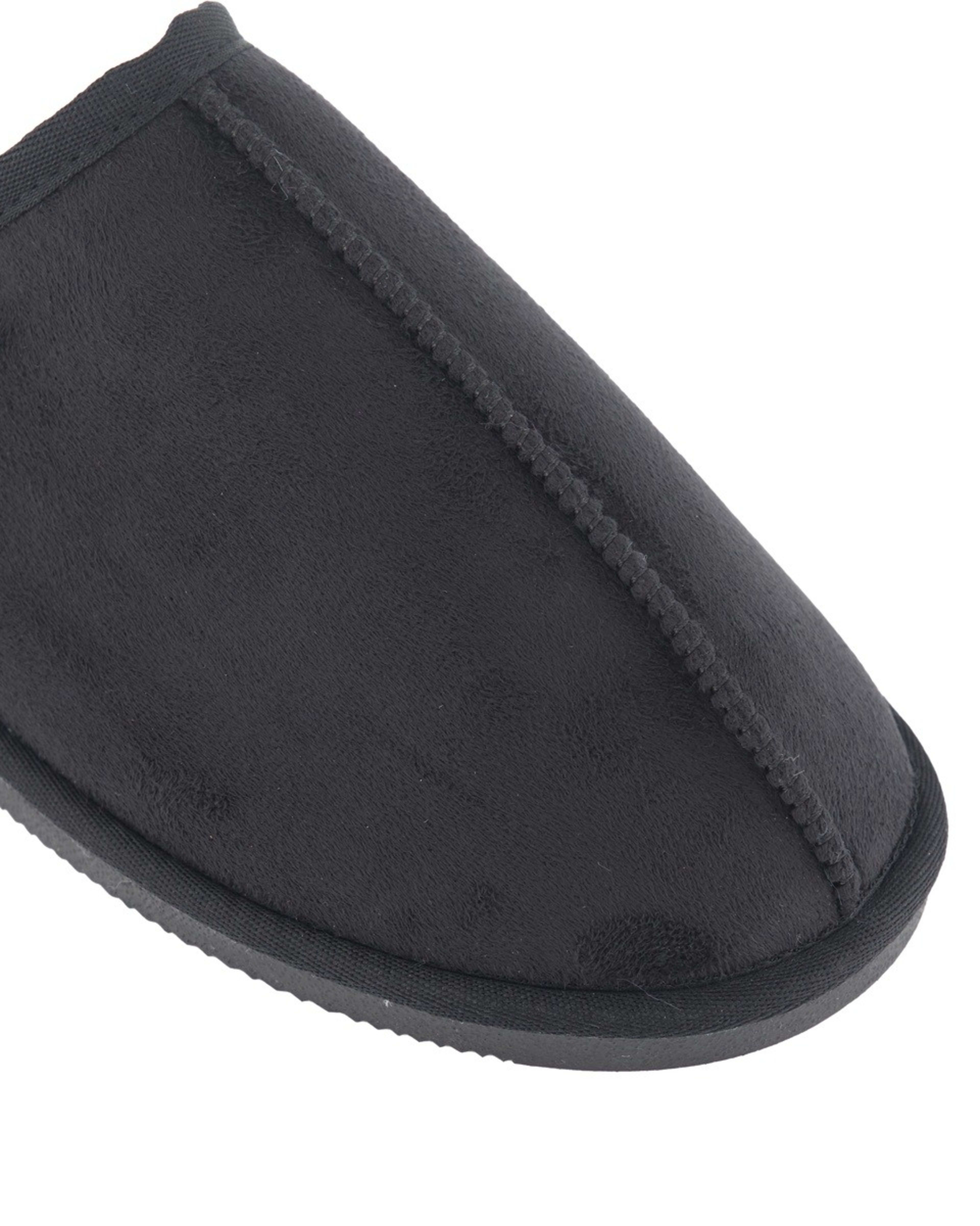 3 Hardsole Slipper Scuffs Black, 3 of 3