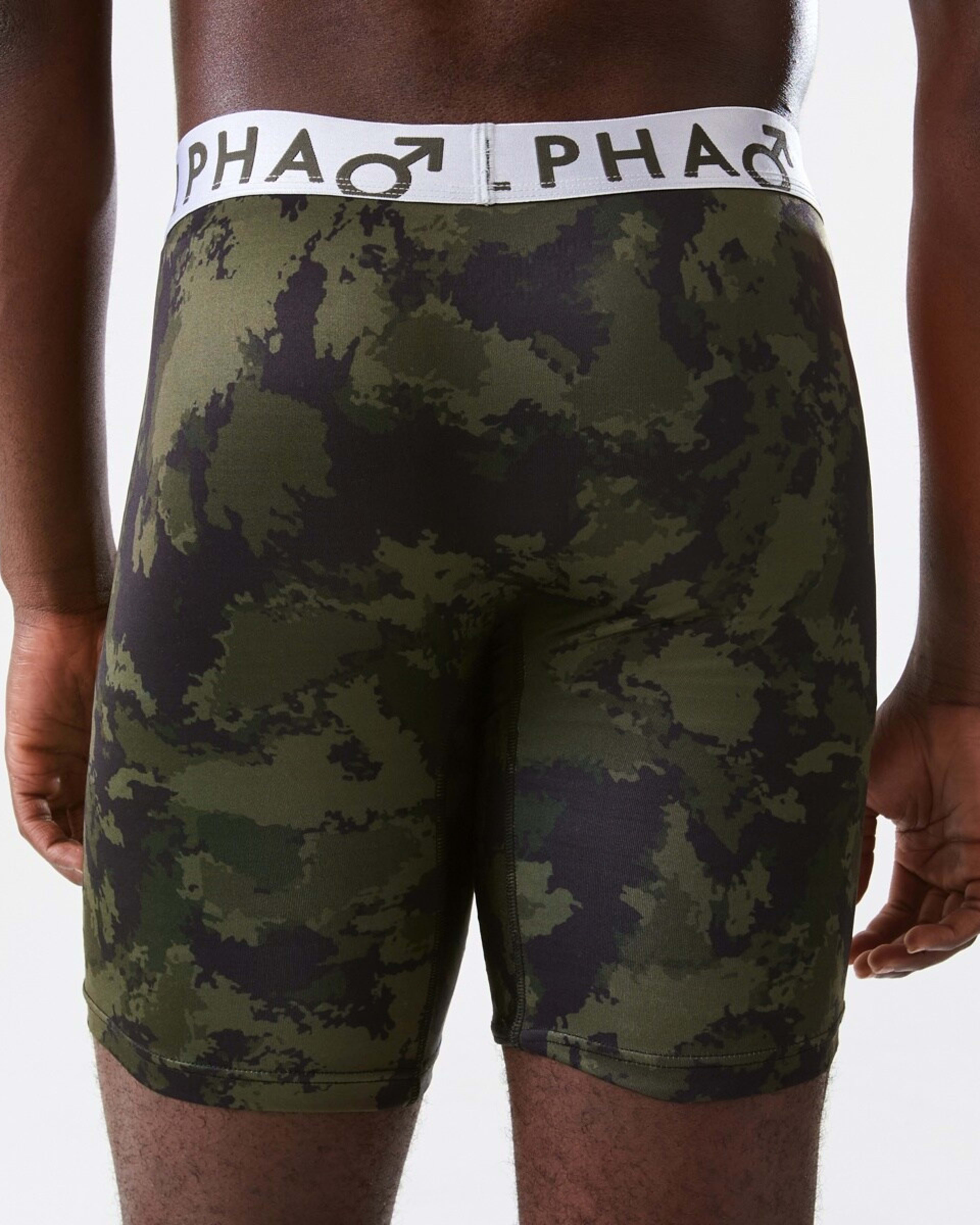 3 Long Leg Printed Sports Trunks NIGHT CAMO, 3 of 5