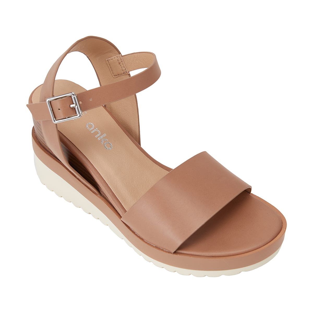 Stacked Wedge Heel Sandals - Kmart