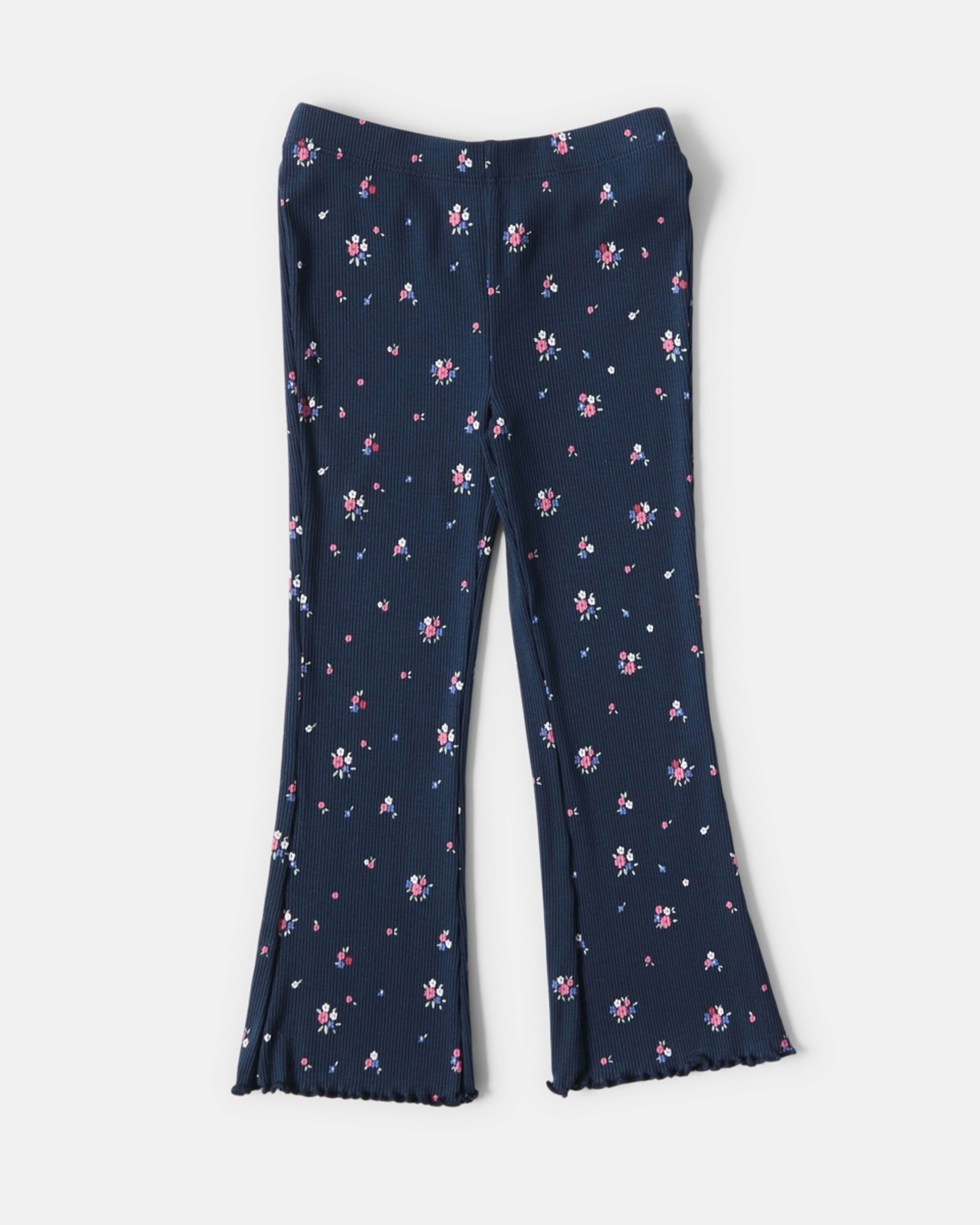 7 Rib Flare Leggings Ditsy, 7 of 8