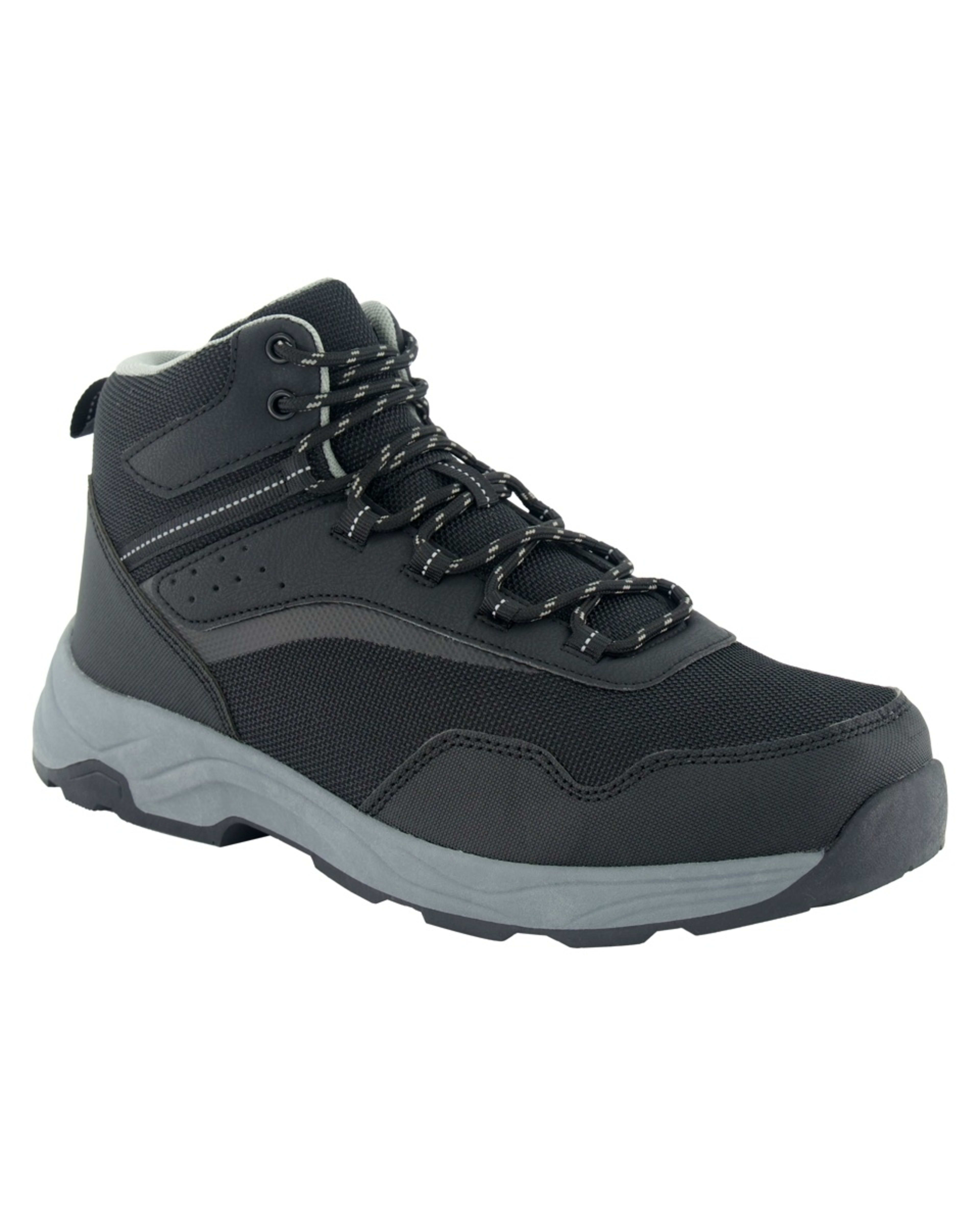 1 Active Mens Trend 2 Hiking Boots Black