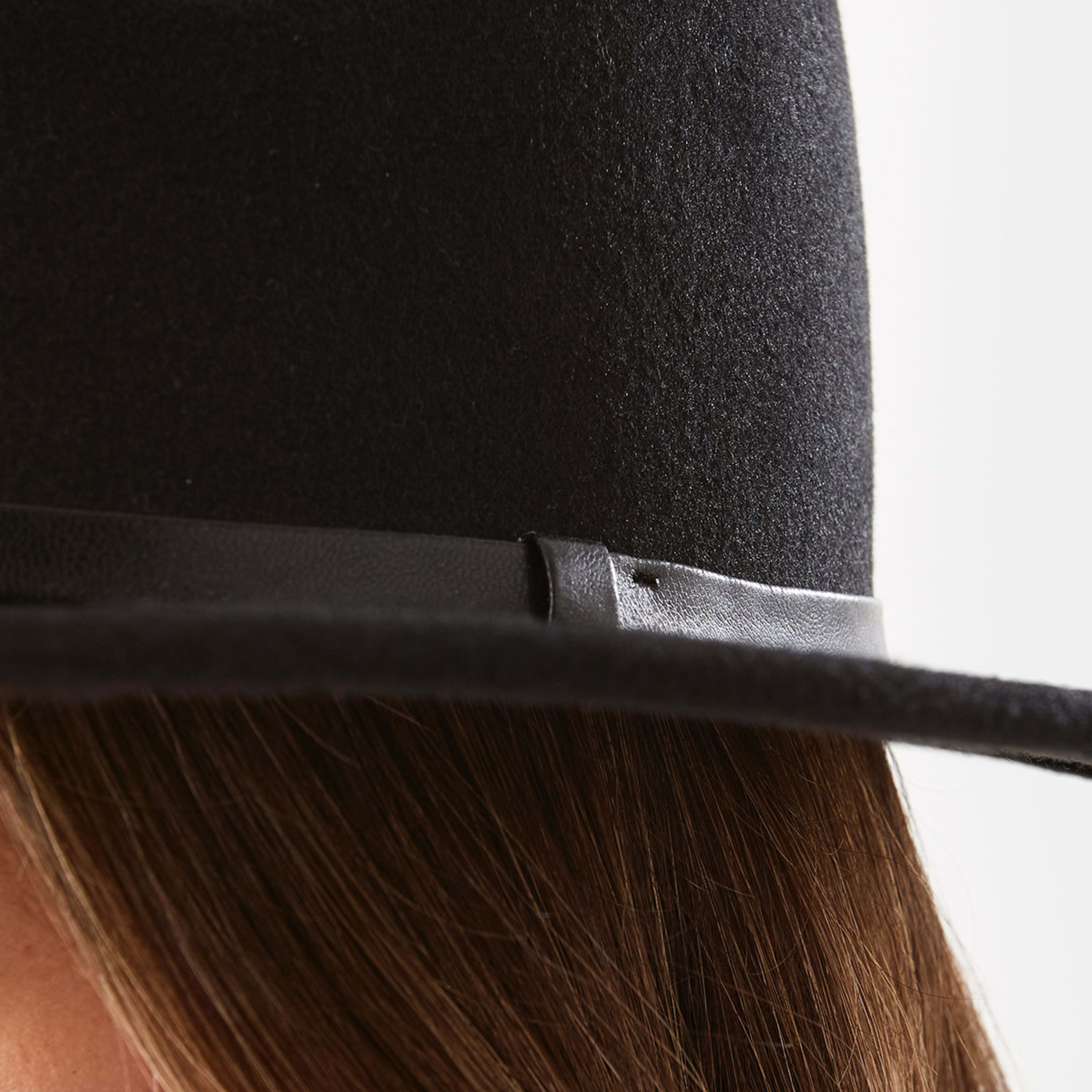 4 Short Brim Fedora Hat Black2, 4 of 4